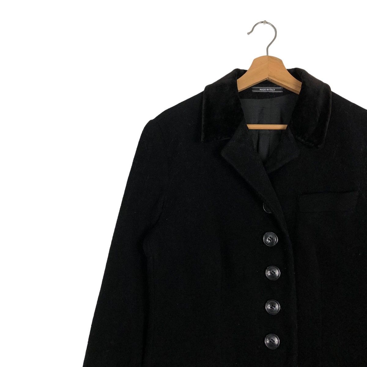 Japanese Brand 🔥Luxury Pick Long Wool Jacket Tagliente Made in Italy Size US M / EU 48-50 / 2 - 7 Thumbnail