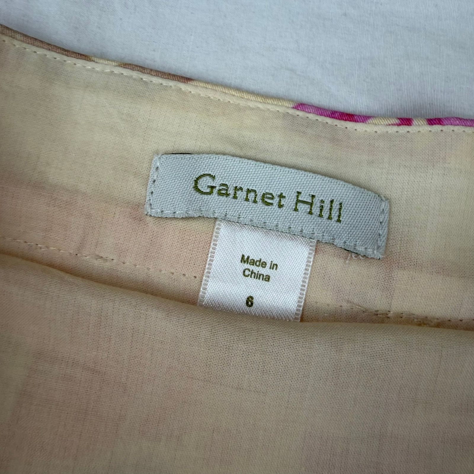 Other Garnet Hill Floral A-Line Pleated Skirt Size 6 Size 28" / US 6 / IT 42 - 3 Thumbnail