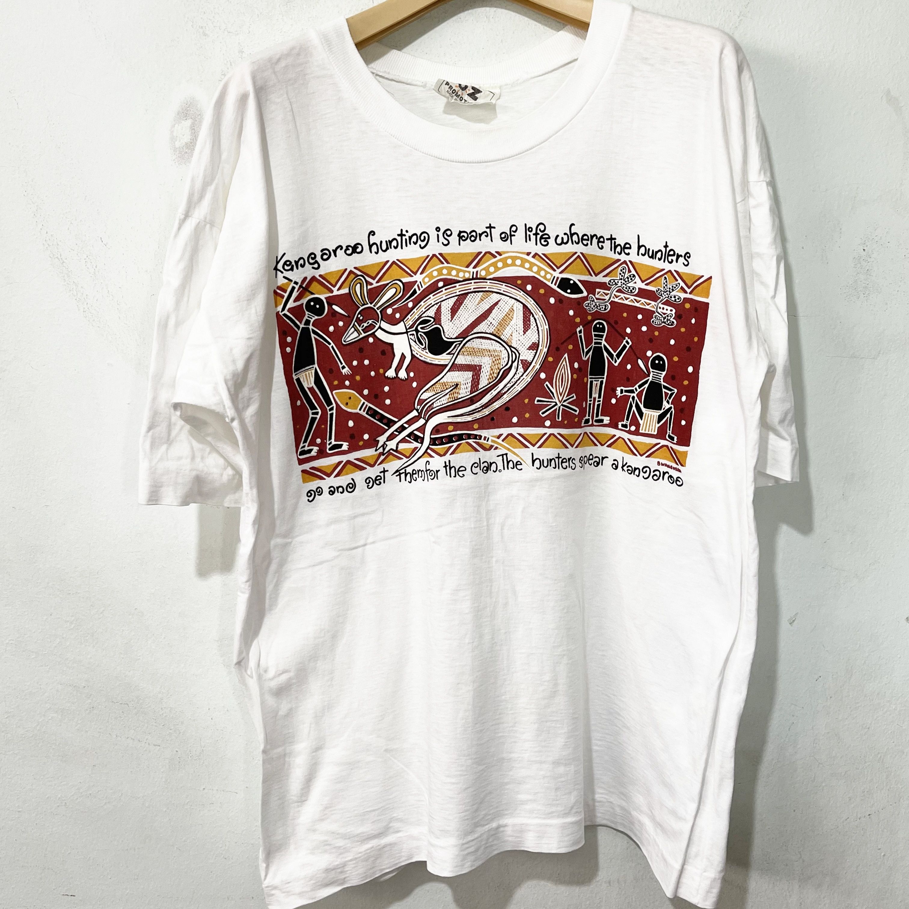 Vintage 90s Australia Kangaroo Hunting T-Shirt