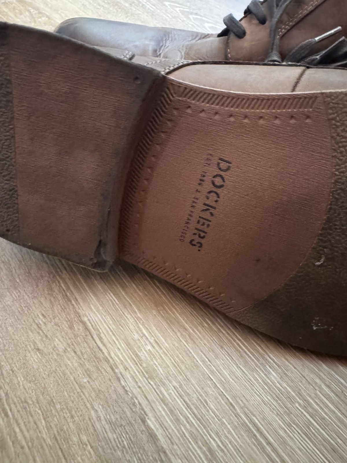 Dockers Dockers Stained Leather Derby Dress Shoe 10.5 Men's Size US 10.5 / EU 43-44 - 5 Thumbnail