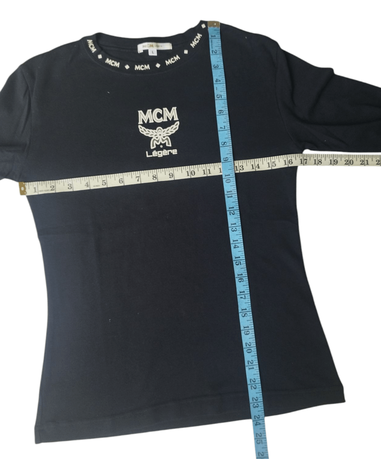 MCM MCM Legere small logo t-shirt Size L / US 10 / IT 46 - 8 Thumbnail