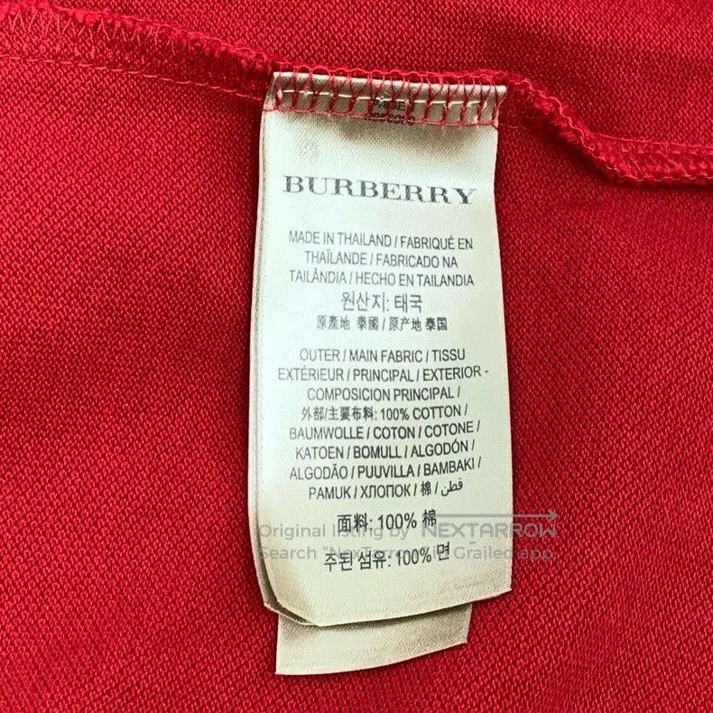 Burberry Burberry Red Equestrian Embroidered Polo. Size US S / EU 44-46 / 1 - 6 Thumbnail