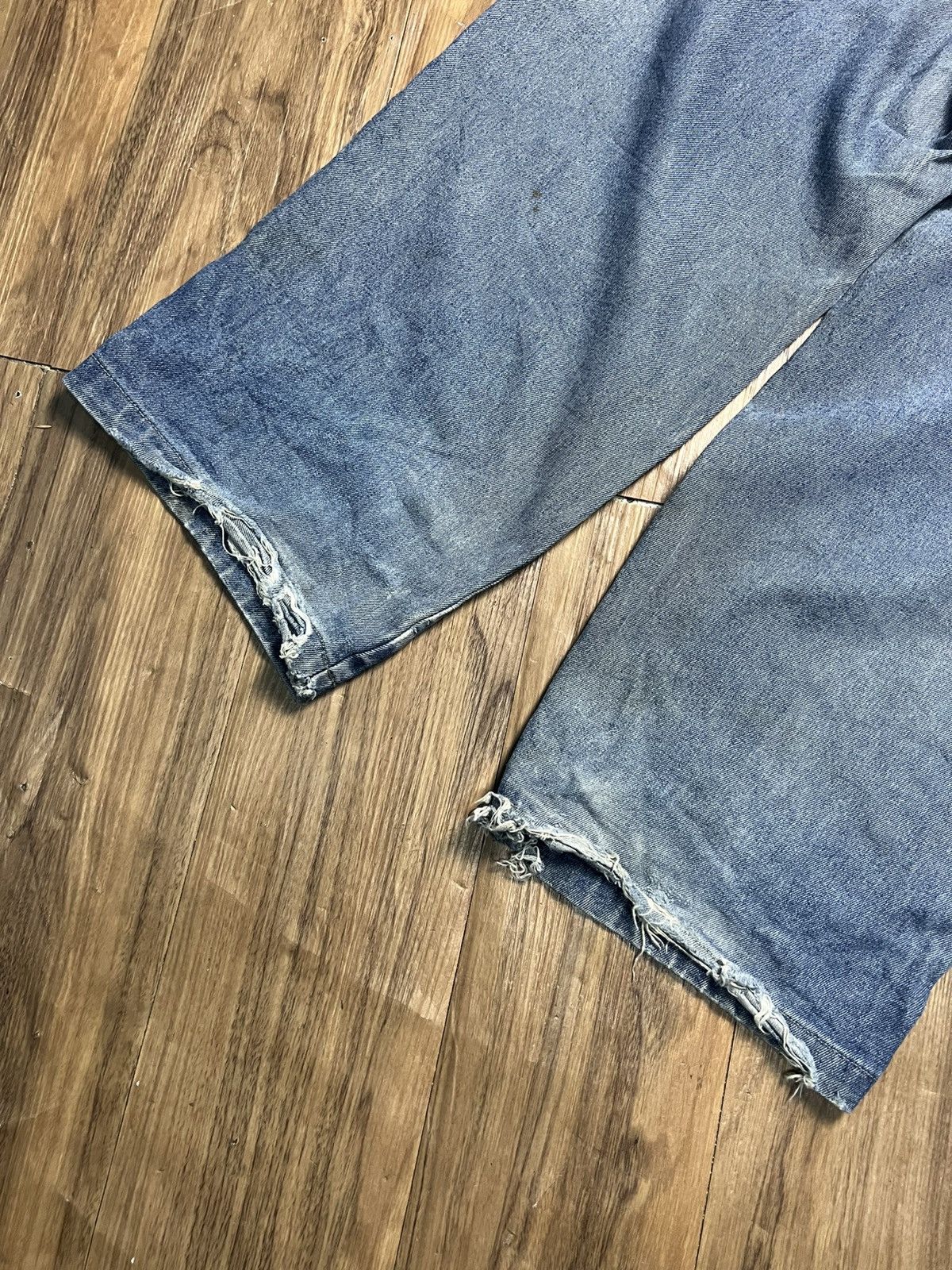 School of Hard Knocks Vintage Baggy DJ Graphic Jeans Y2K(43)