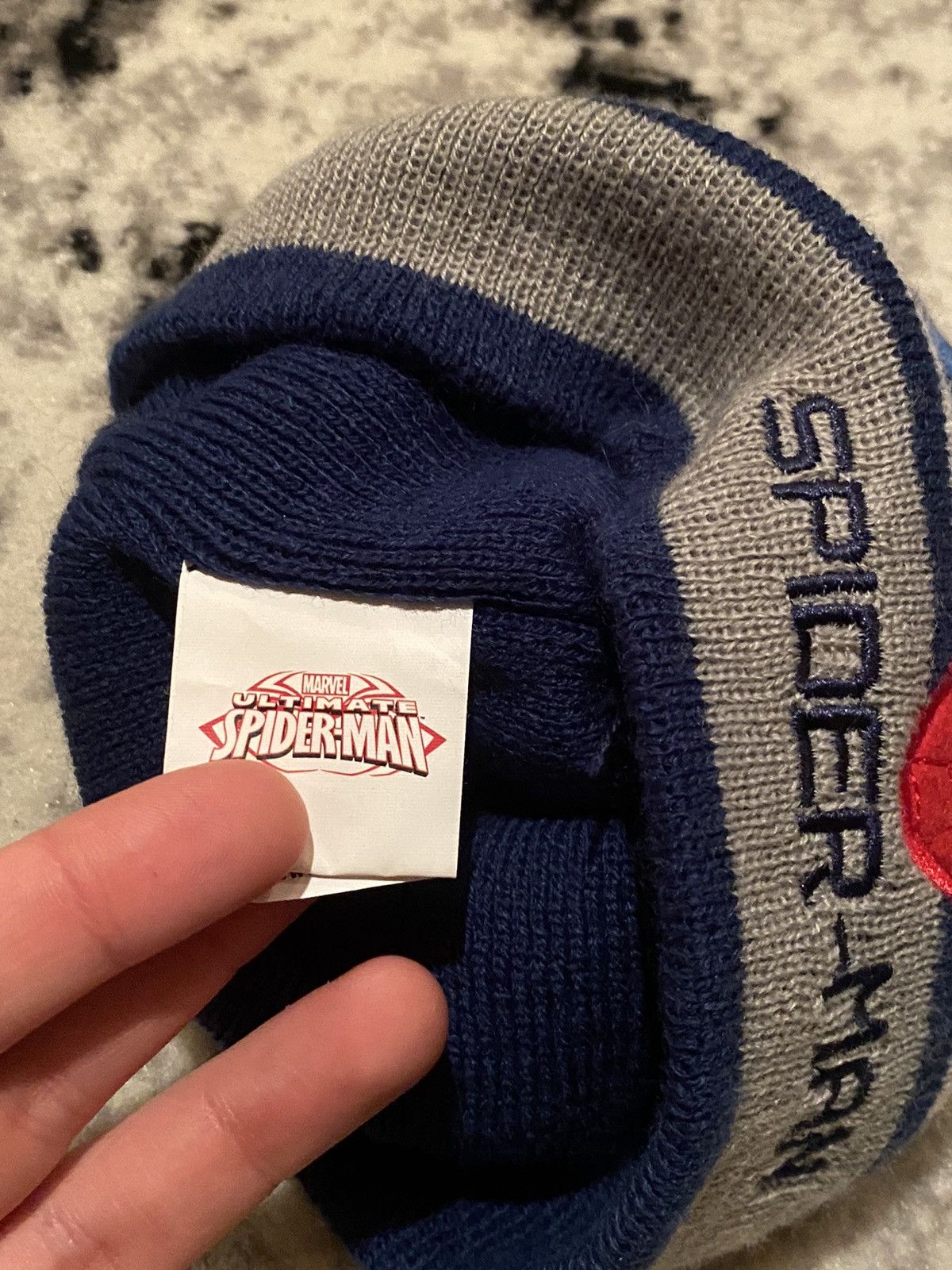 Japanese Brand × Vintage Vintage Spider Man Y2K Hat Size ONE SIZE - 5 Thumbnail