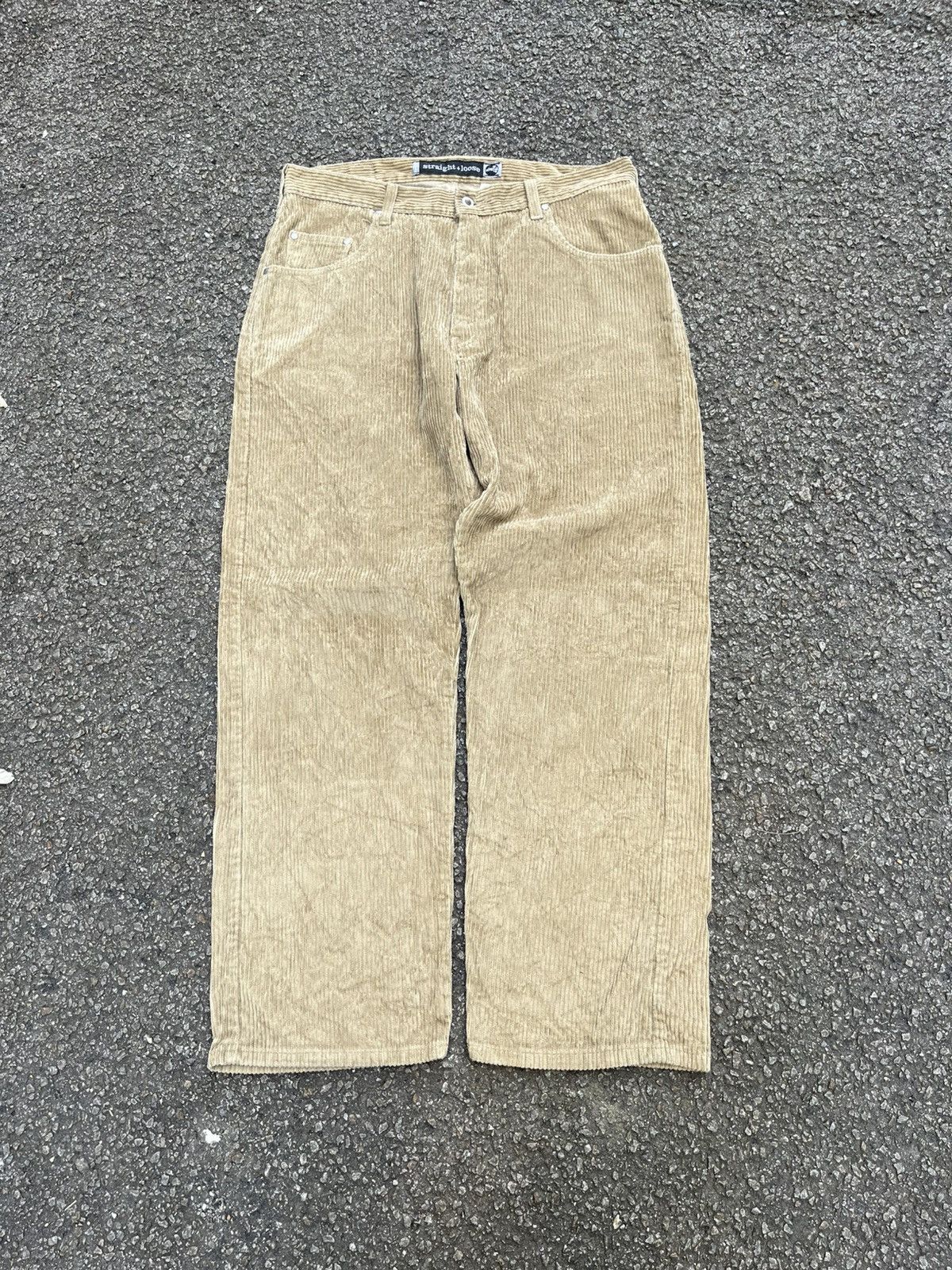 Levi's Vintage 90s Levis Silvertab Brown Corduroy Pants Y2K Baggy Size US 36 / EU 52 - 1 Thumbnail