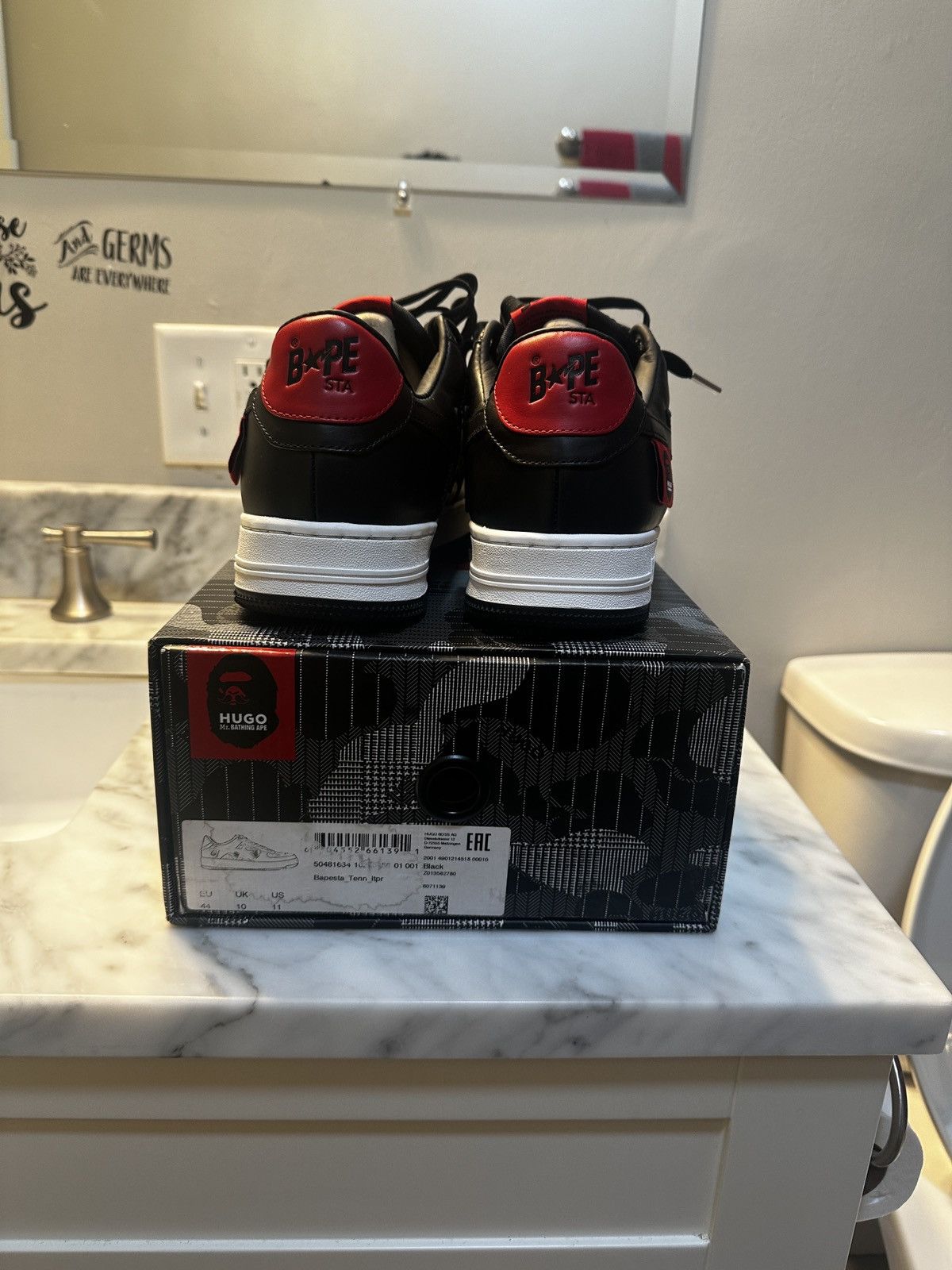 Bape Bape x Hugo Boss Bapesta Size US 11 / EU 44 - 4 Thumbnail