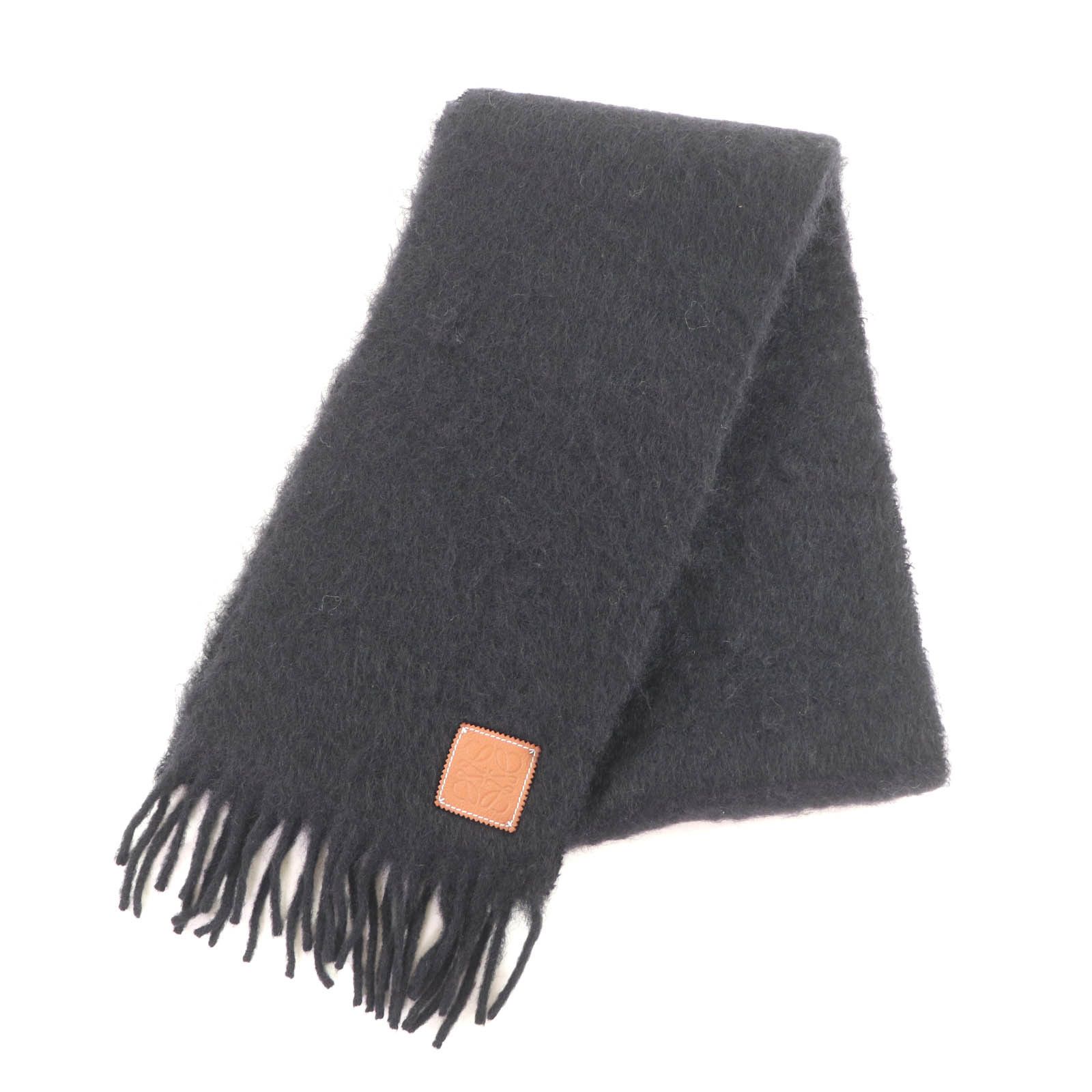 Loewe Loewe Loewe Mohair Wool Scarf Textile Scarf F811257X01 DUTY FREE for USA Size ONE SIZE - 1 Thumbnail