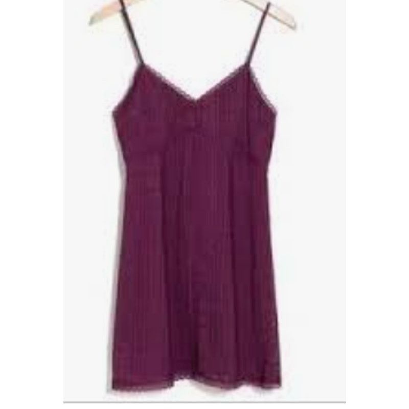 Alice + Olivia Alice + Olivia Genevieve Spaghetti Strap Dress Boysnberry Size L / US 10 / IT 46 - 13 Thumbnail