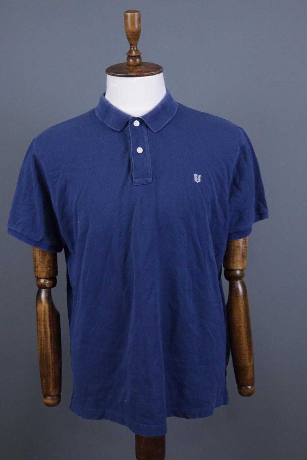 Designer Hackett London Tailored Fit Blue Polo Shirt Size 2XL Size US XXL / EU 58 / 5 - 1 Thumbnail