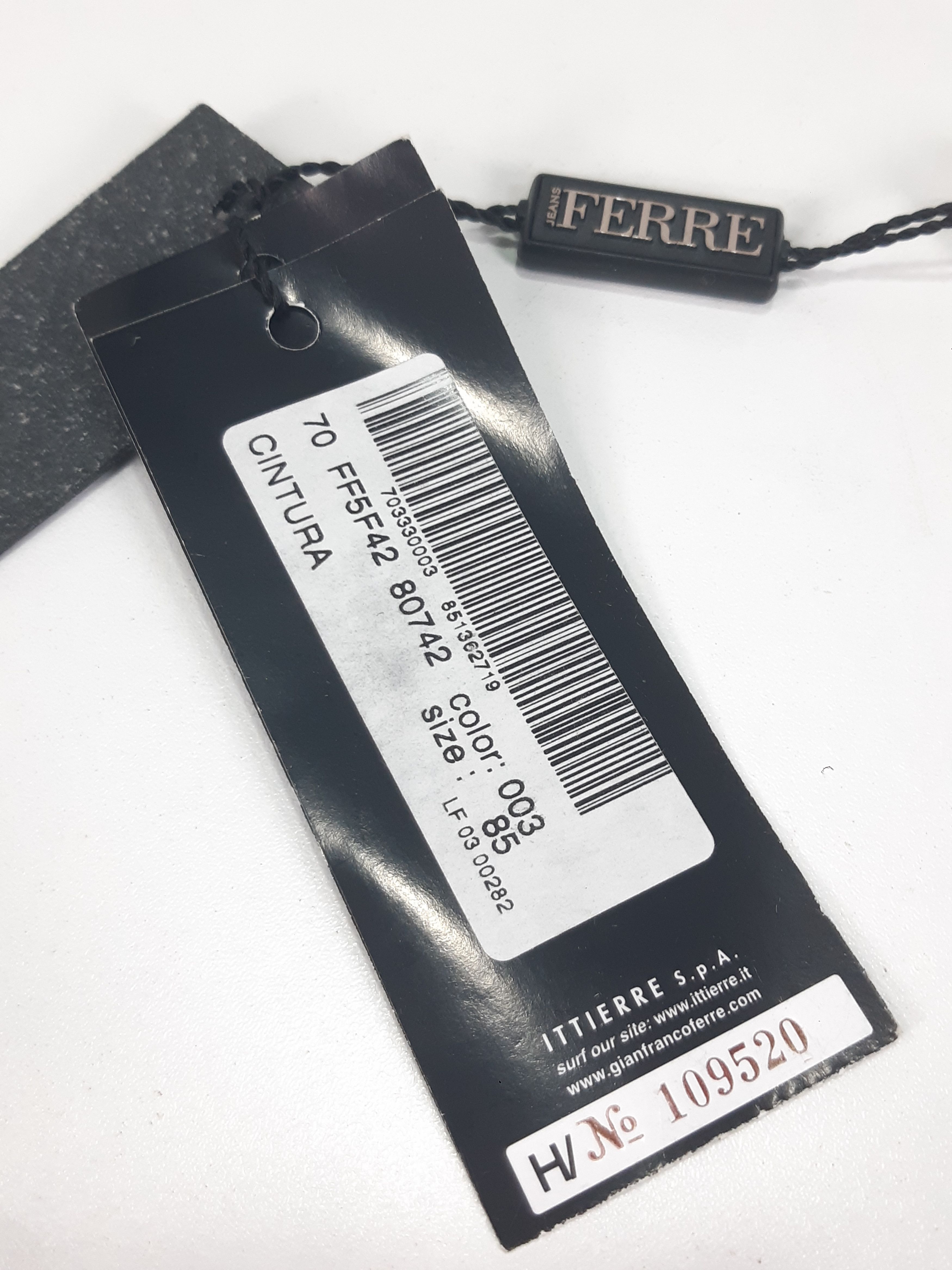 Ferre Vintage FERRE Jeans Italy Belt NWT Size ONE SIZE - 7 Thumbnail