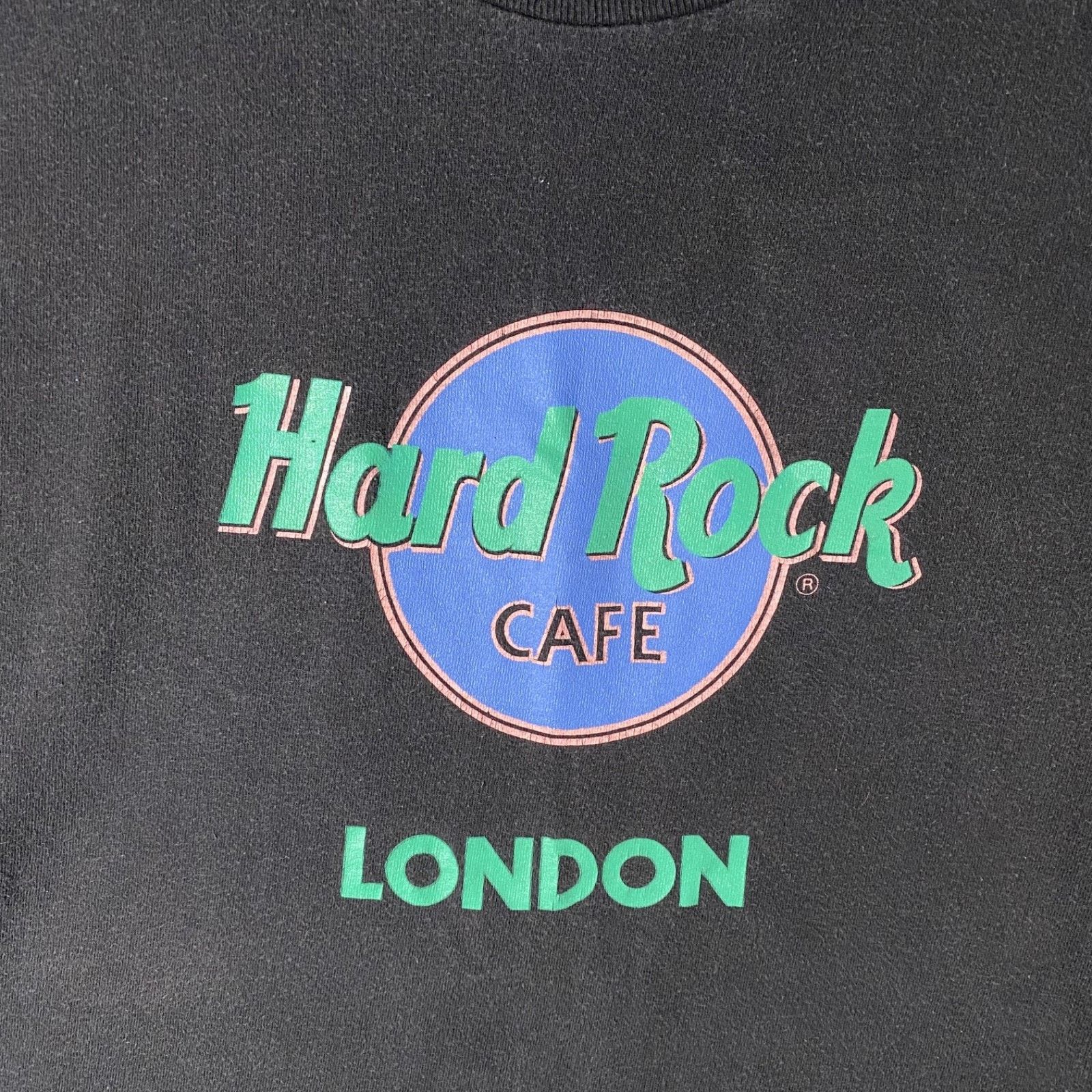 Hard Rock Cafe Hard Rock Cafe London Black Graphic T Shirt Size XL Vtg Size US XL / EU 56 / 4 - 2 Thumbnail