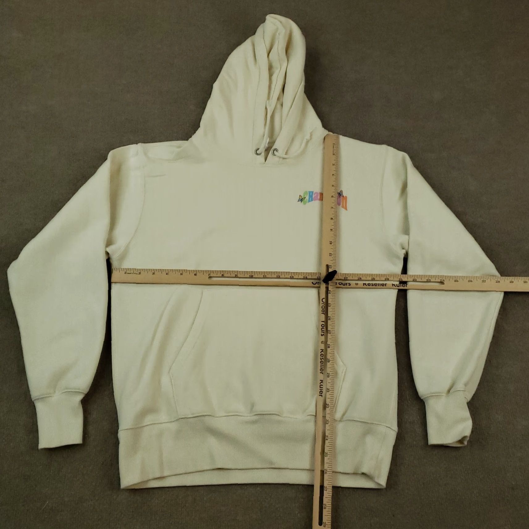 Champion Be Kind Champion Hoodie Womens Small Yellow Sweatshirt Size S / US 4 / IT 40 - 3 Thumbnail