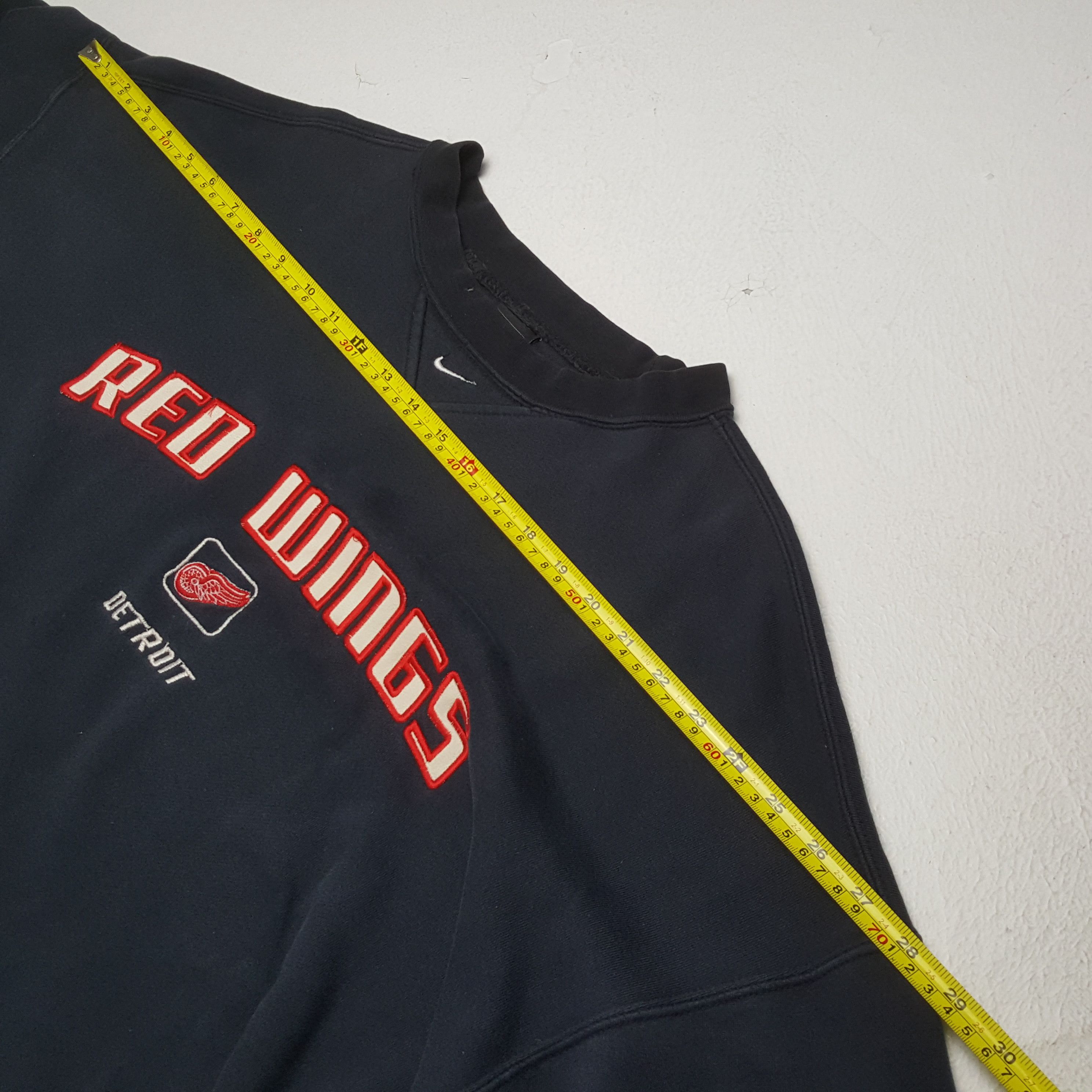 NHL × Nike × Vintage Vintage NIKE DETROIT RED WINGS Hockey Ice Team Sweatshirts Size US XL / EU 56 / 4 - 4 Thumbnail