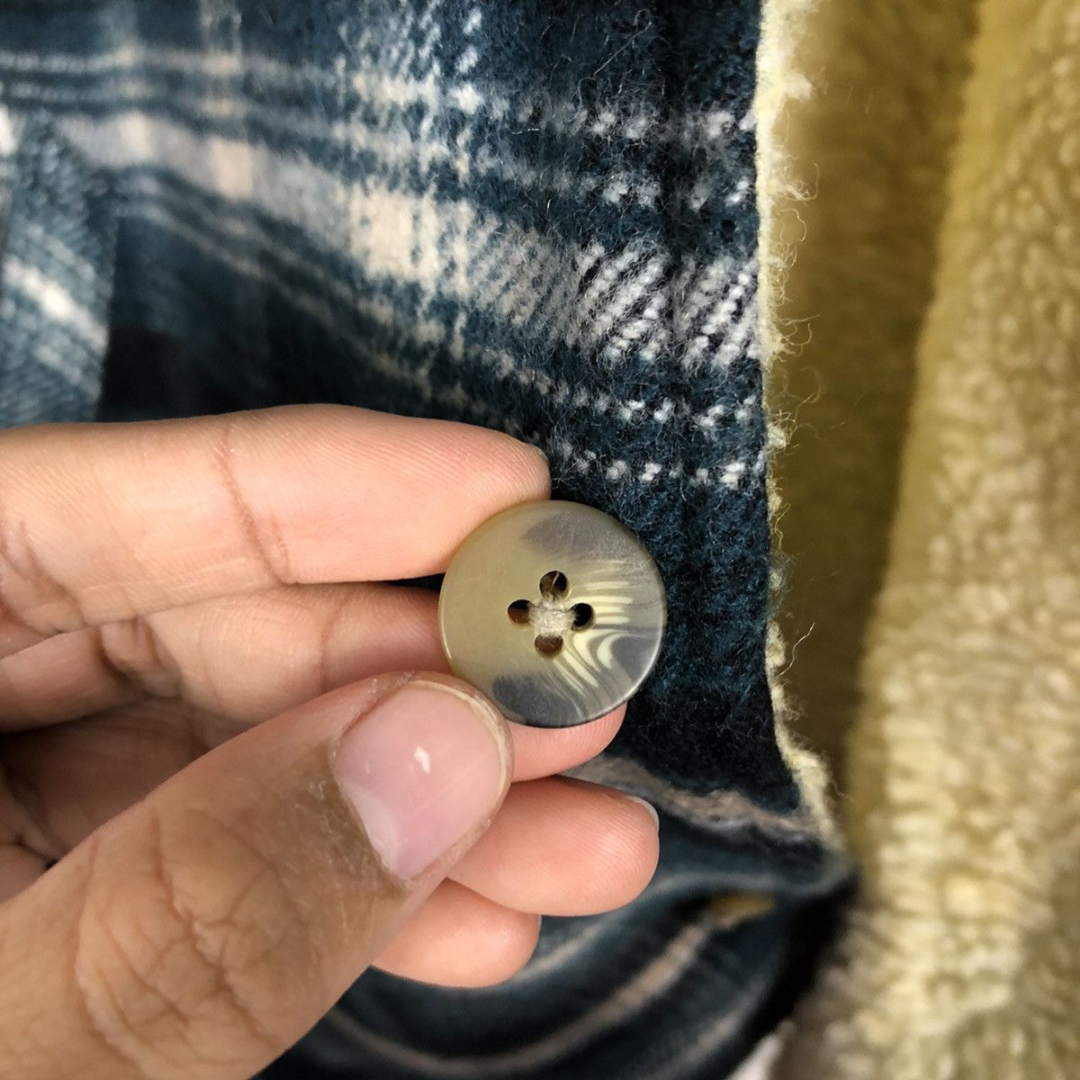 Flannel 📌Vintage Flannel Jacket Cps Tartan Design Blanket Sherpa Size US L / EU 52-54 / 3 - 17 Thumbnail