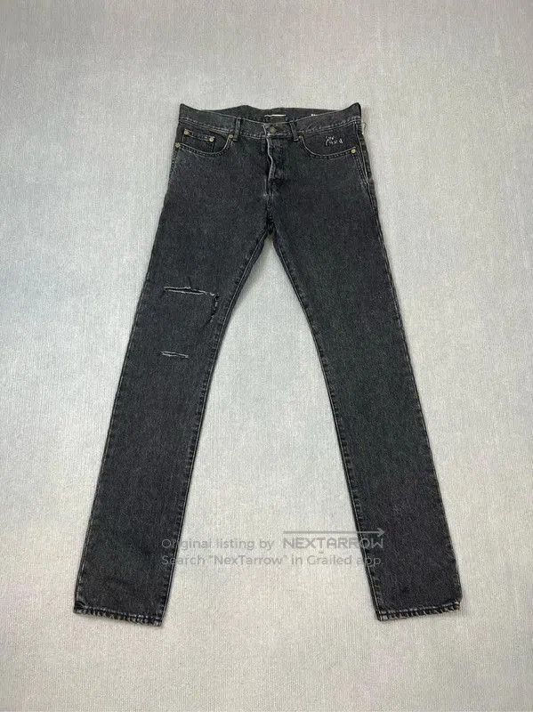 Yves Saint Laurent YSL Black Denim Women's Jeans Size M . Size 27" / US 4 / IT 40 - 1 Thumbnail