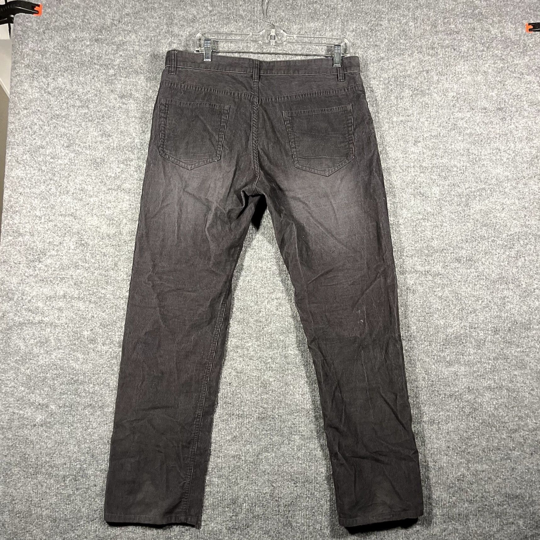 Brooks Brothers Brooks Brothers Pants Corduroy 34x30 Mens Black Dark Gray 100% Cotton Size US 34 / EU 50 - 6 Thumbnail