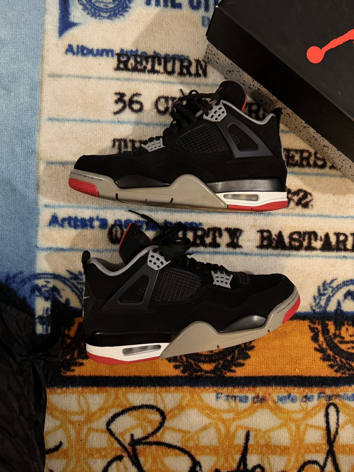 Jordan Brand Jordan Bred 4 Size US 10 / EU 43 - 2 Thumbnail