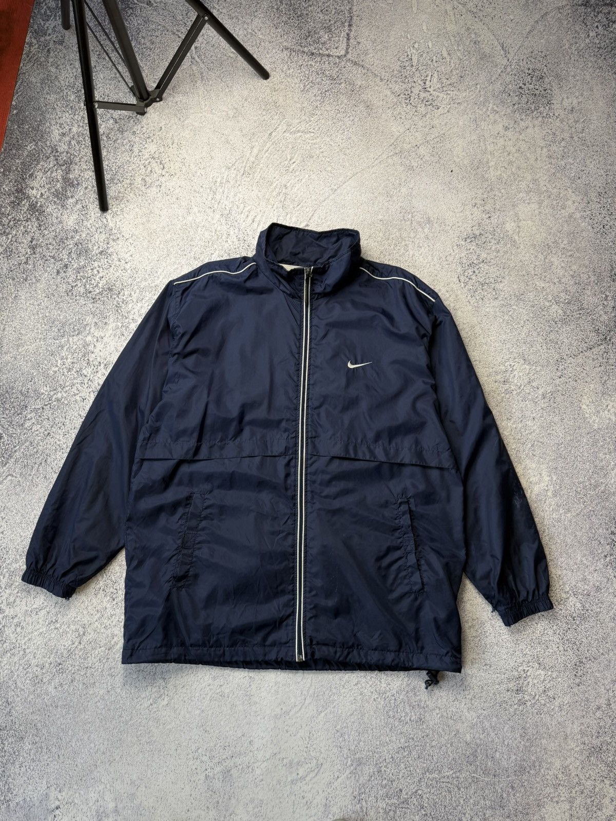 Nike Vintage Nike Nylon Jacket Size XXL Swoosh Size US XXL / EU 58 / 5 - 1 Thumbnail
