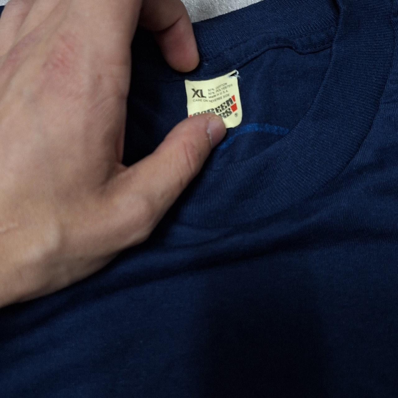 Other 80s MIDNITER II band tee - navy blue with pink accents Size US XL / EU 56 / 4 - 3 Thumbnail
