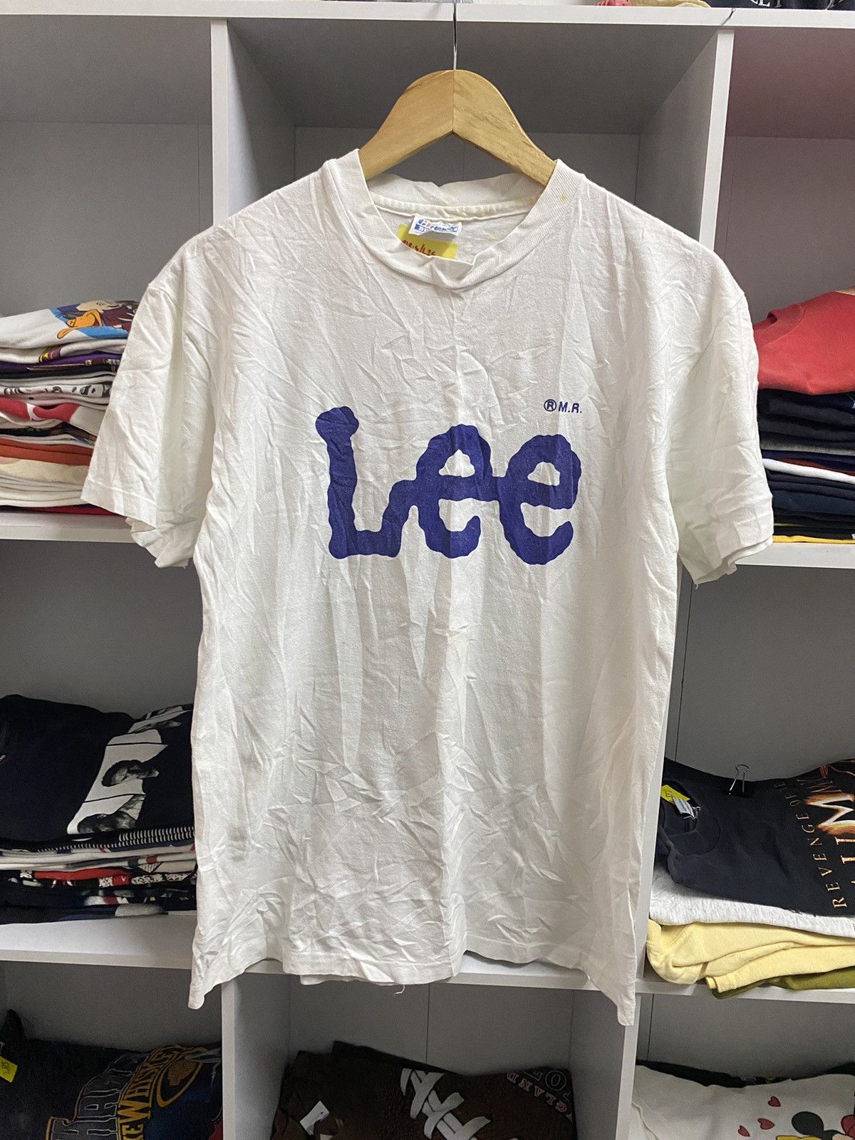 Hanes × Lee × Vintage Vintage Tshirt Lee 80s Size US M / EU 48-50 / 2 - 1 Thumbnail