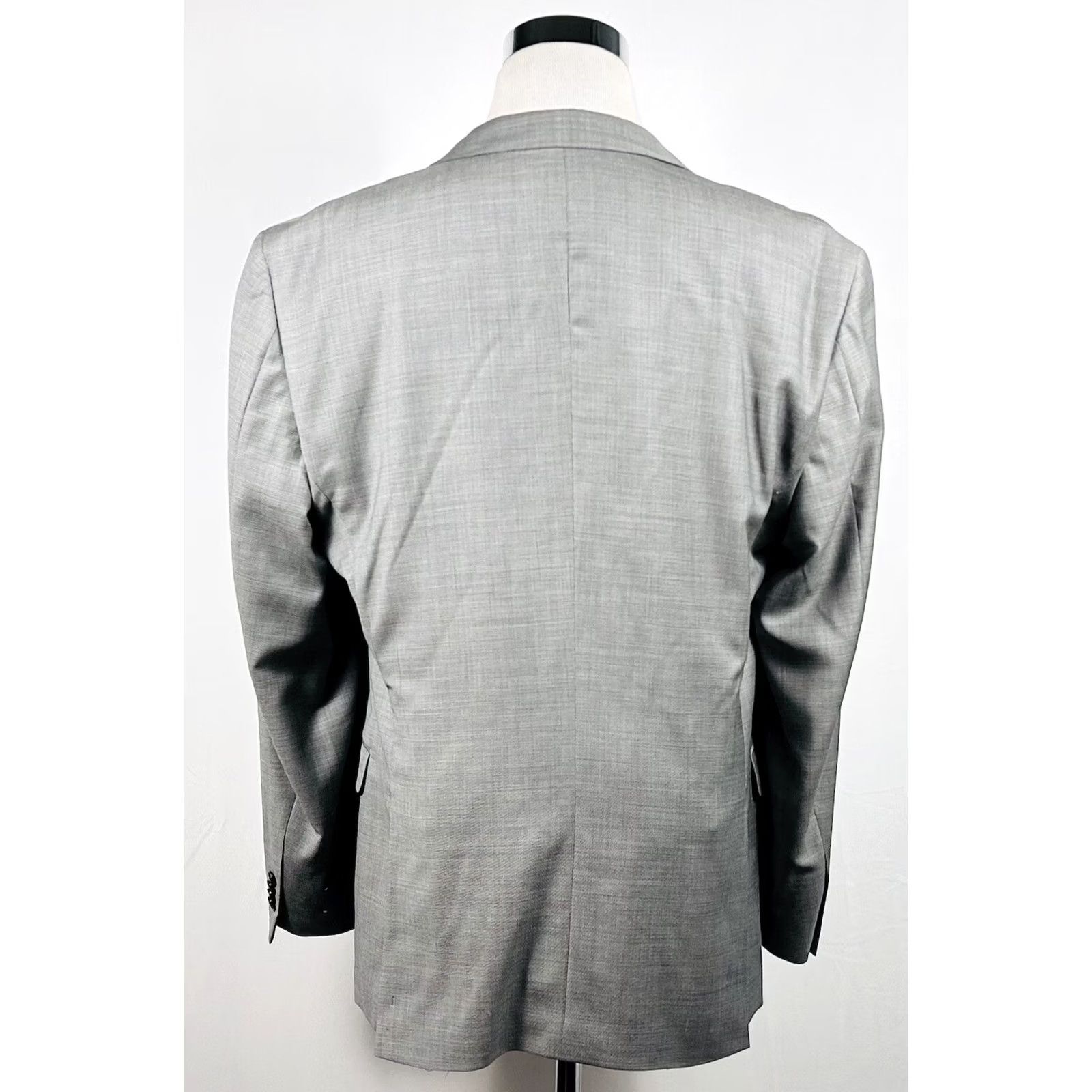 Tommy Hilfiger Tommy Hilfiger Sport Coat 46L Gray 2 Button Double Vented Wool Jacket Mens Regular Long Notch Lapel Two-Button Front Size US XS / EU 42 / 0 - 6 Thumbnail