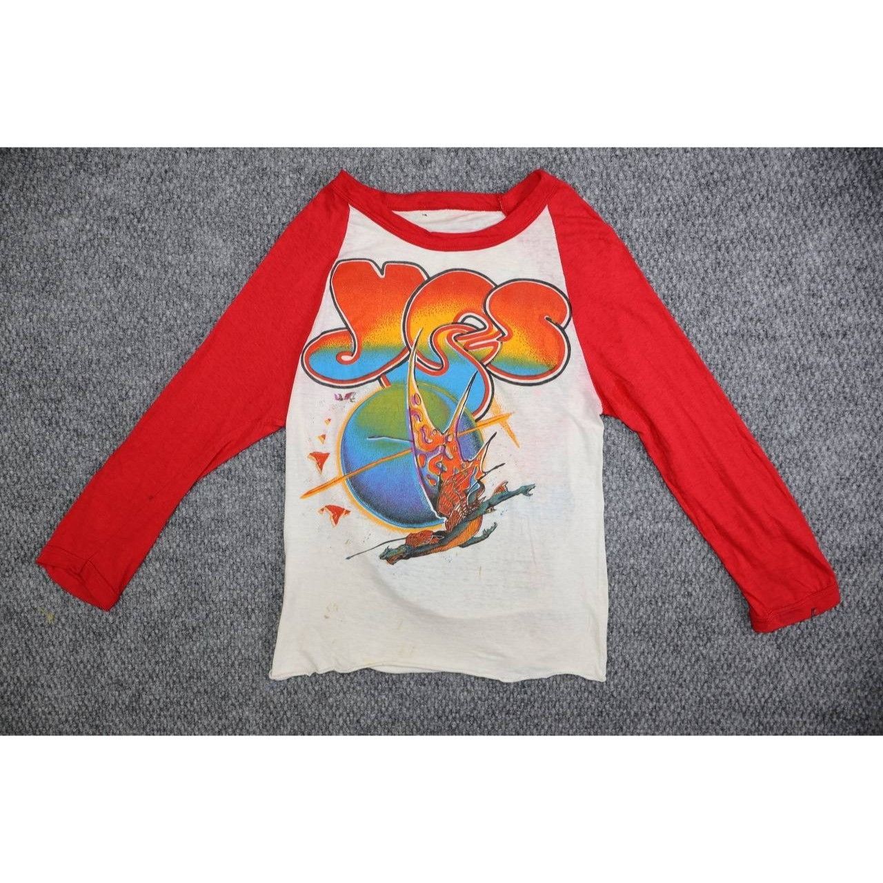 Vintage Vintage 1978 Yes Band Raglan T-Shirt MSG Tour 3/4 Sleeve Size US XS / EU 42 / 0 - 1 Thumbnail
