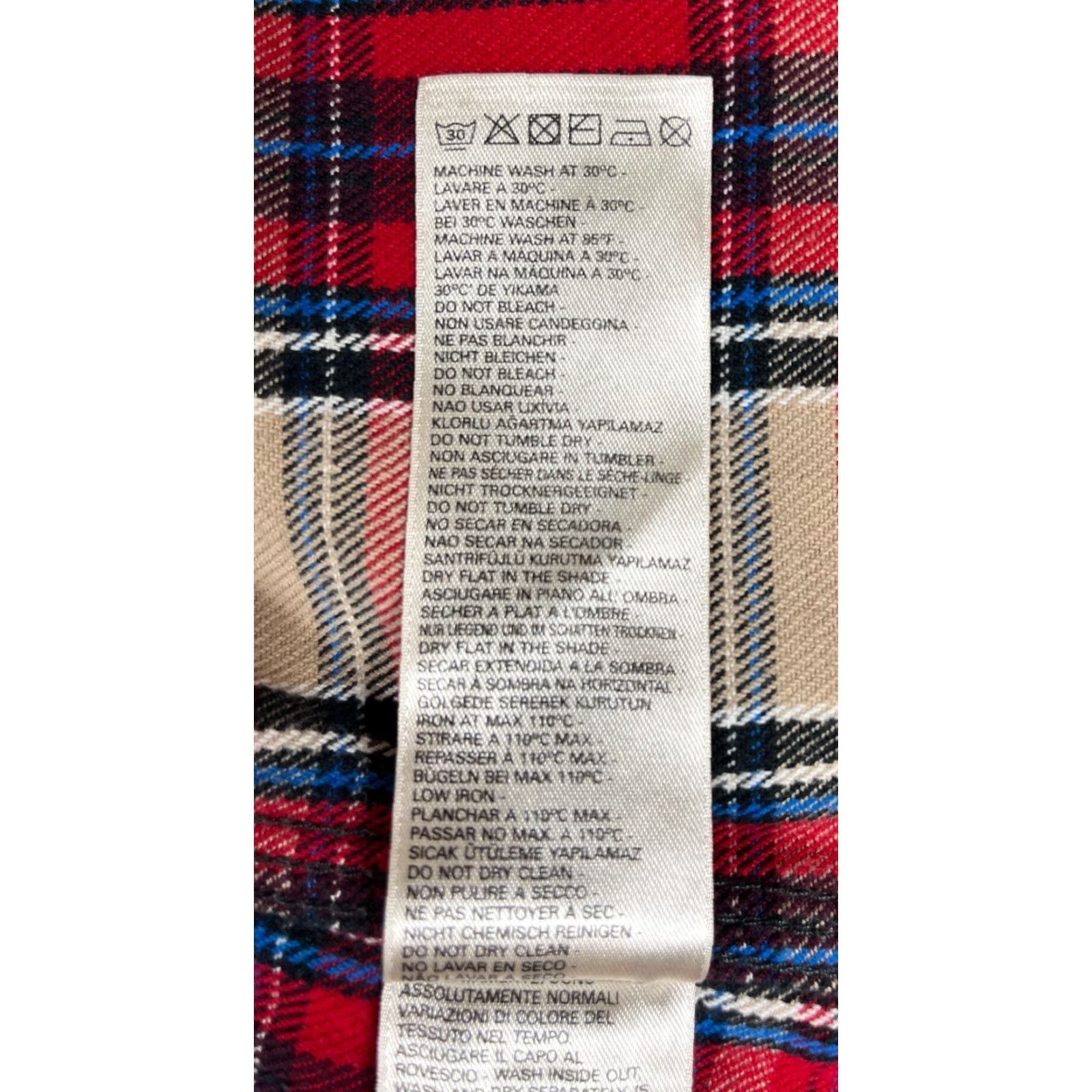 Diesel Diesel Button-Up Flannel Shirt Plaid Streetwear Sz M Men’s Red 100% Cotton Long Sleeve Collared Casual Regular Fit Logo Decade City Classic Size US M / EU 48-50 / 2 - 7 Thumbnail