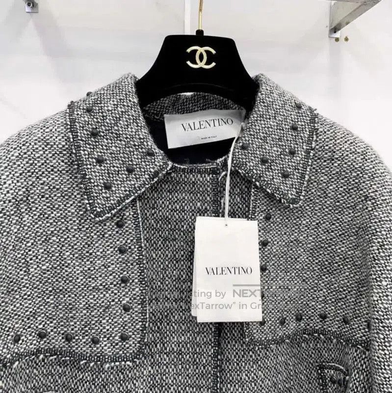 Valentino Valentino Gray Wool Women's Coat . Size M / US 6-8 / IT 42-44 - 6 Thumbnail