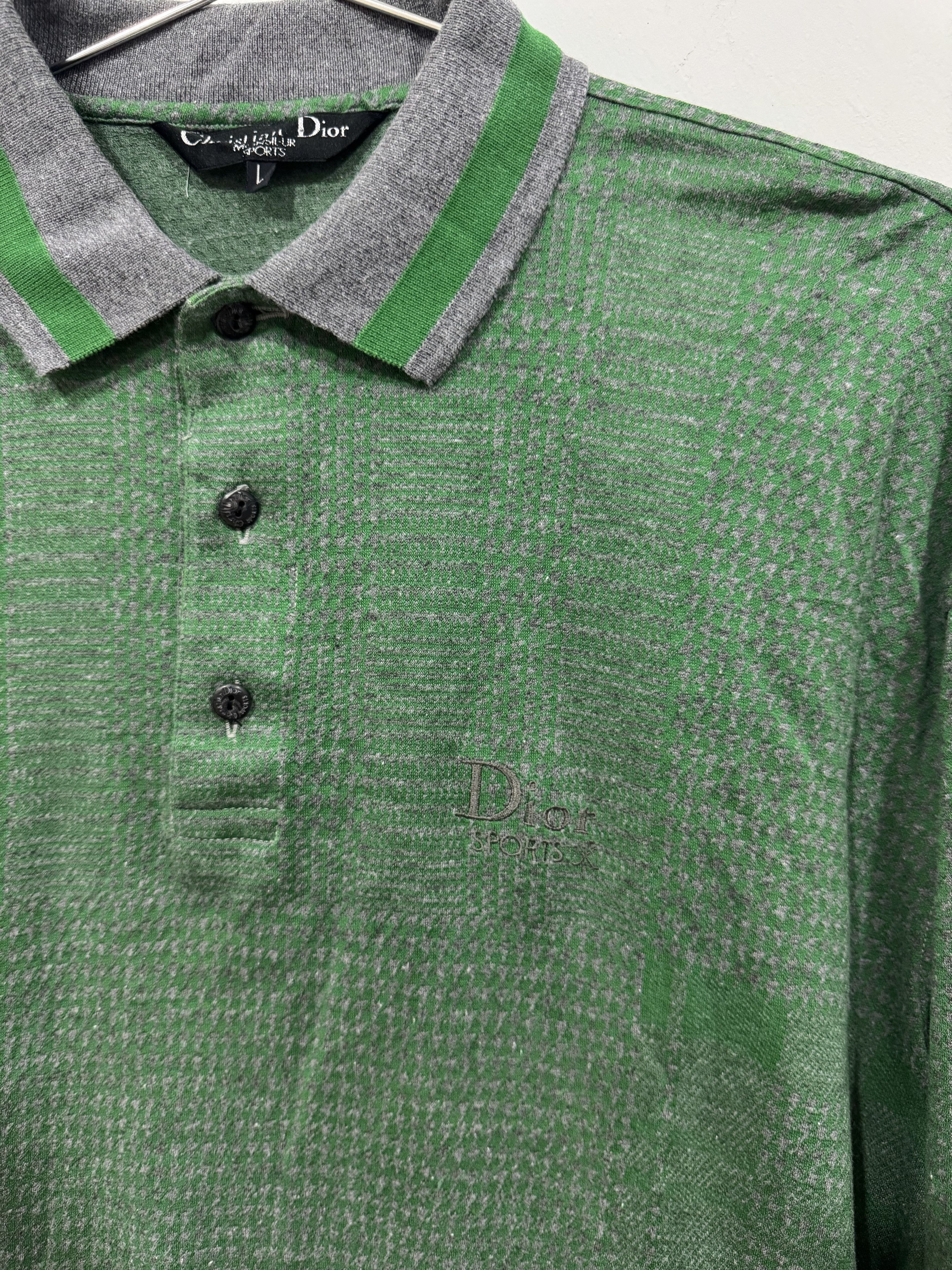 Christian Dior Monsieur Vintage Christian Dior Long Sleeve Polo Size US L / EU 52-54 / 3 - 3 Thumbnail