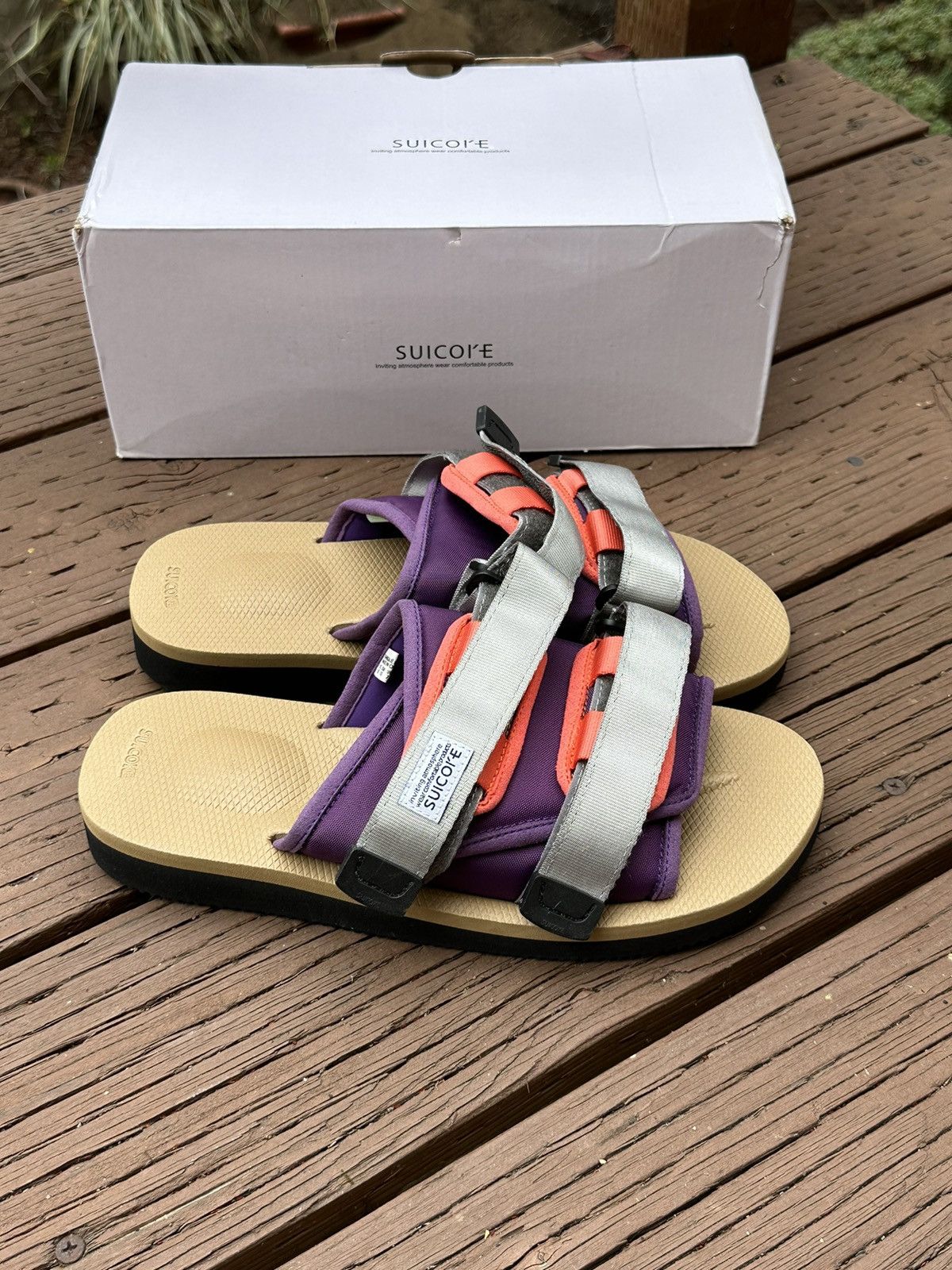 Suicoke RARE Suicoke multi strap slip on Grailed