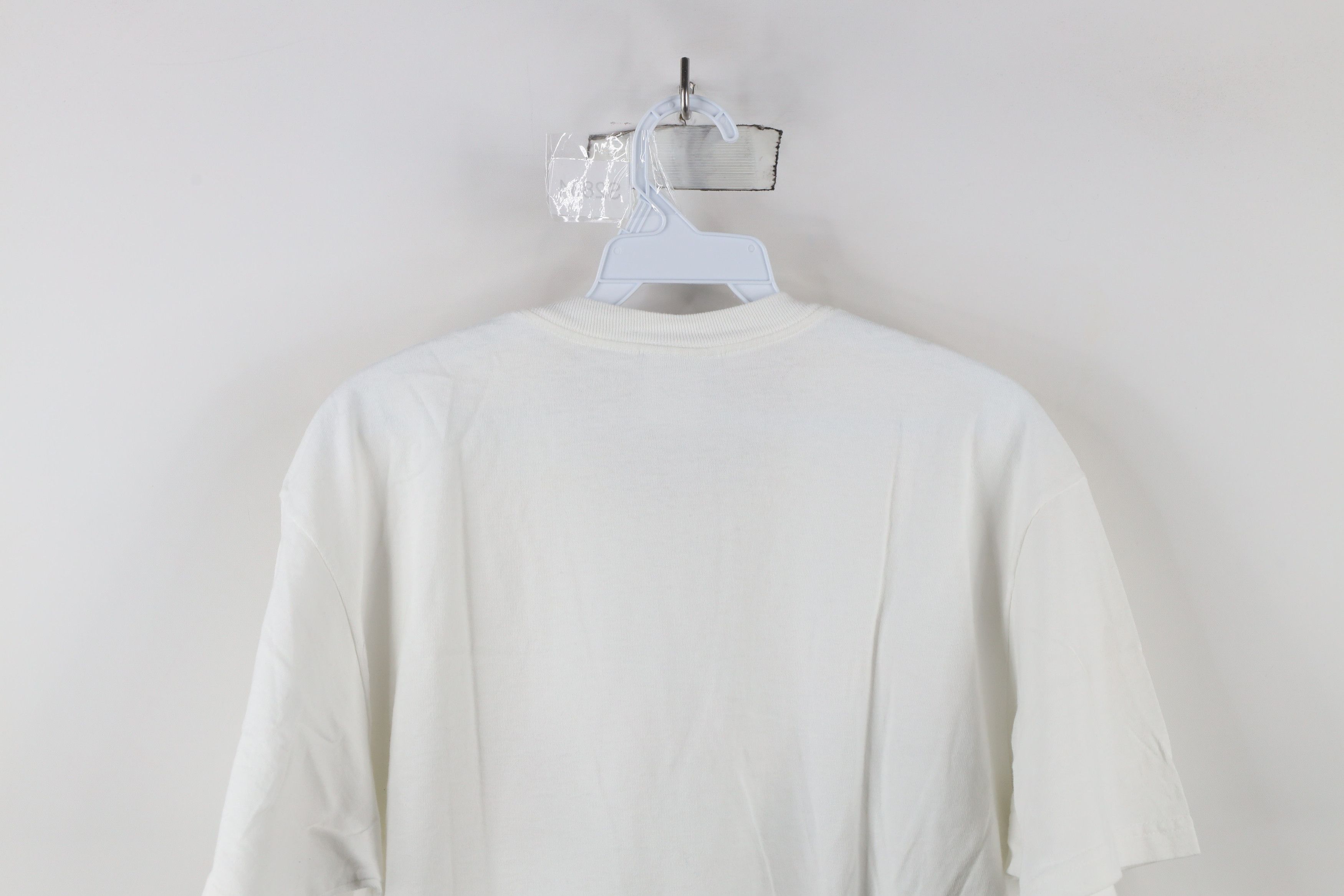 Reebok × Vintage Vintage 90s Reebok Classic Flag Short Sleeve T-Shirt White Size US M / EU 48-50 / 2 - 11 Thumbnail