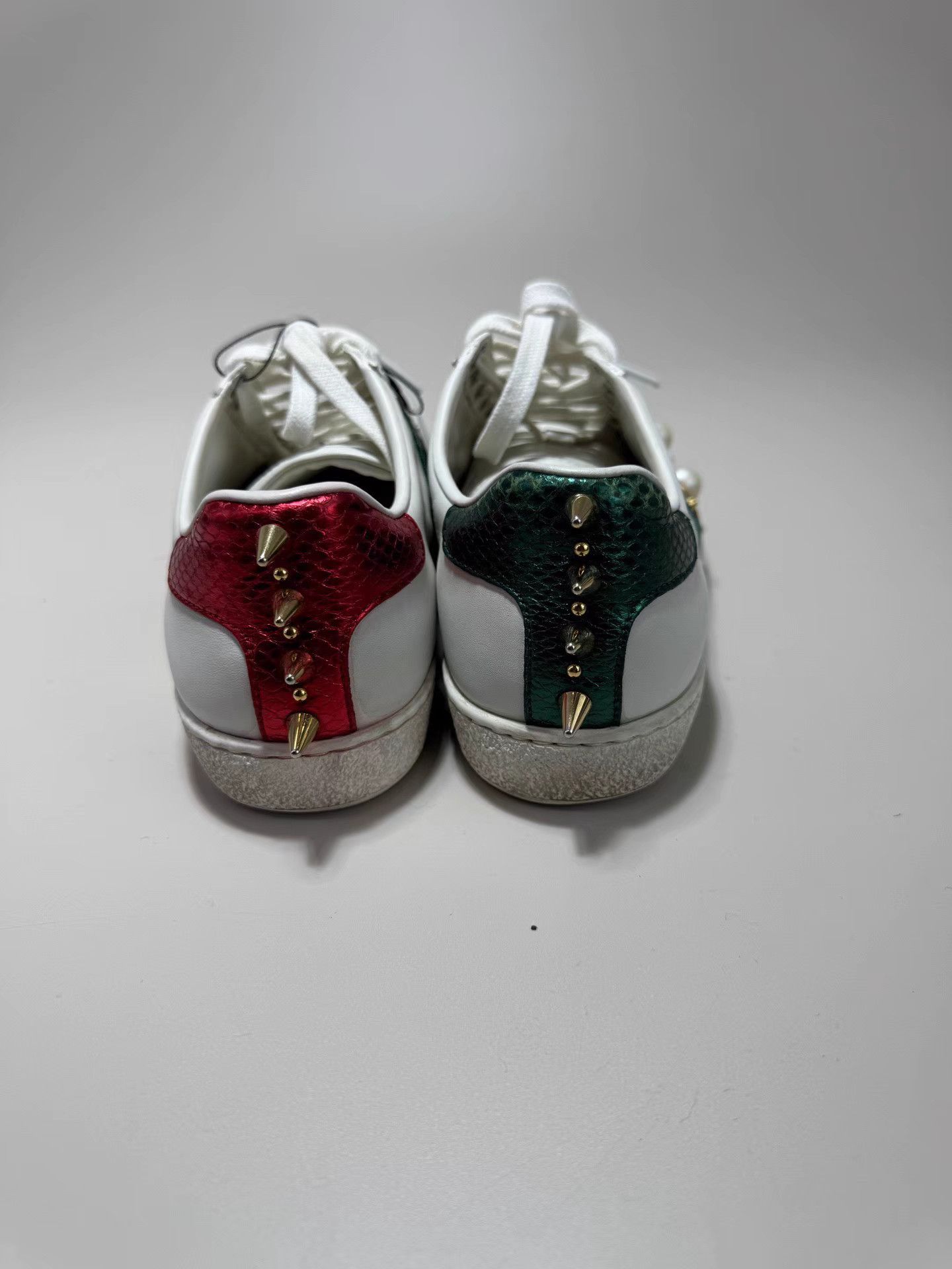 Gucci GUCCI ACE Pearl & Stud Sneakers Size US 5 / IT 35 - 3 Thumbnail