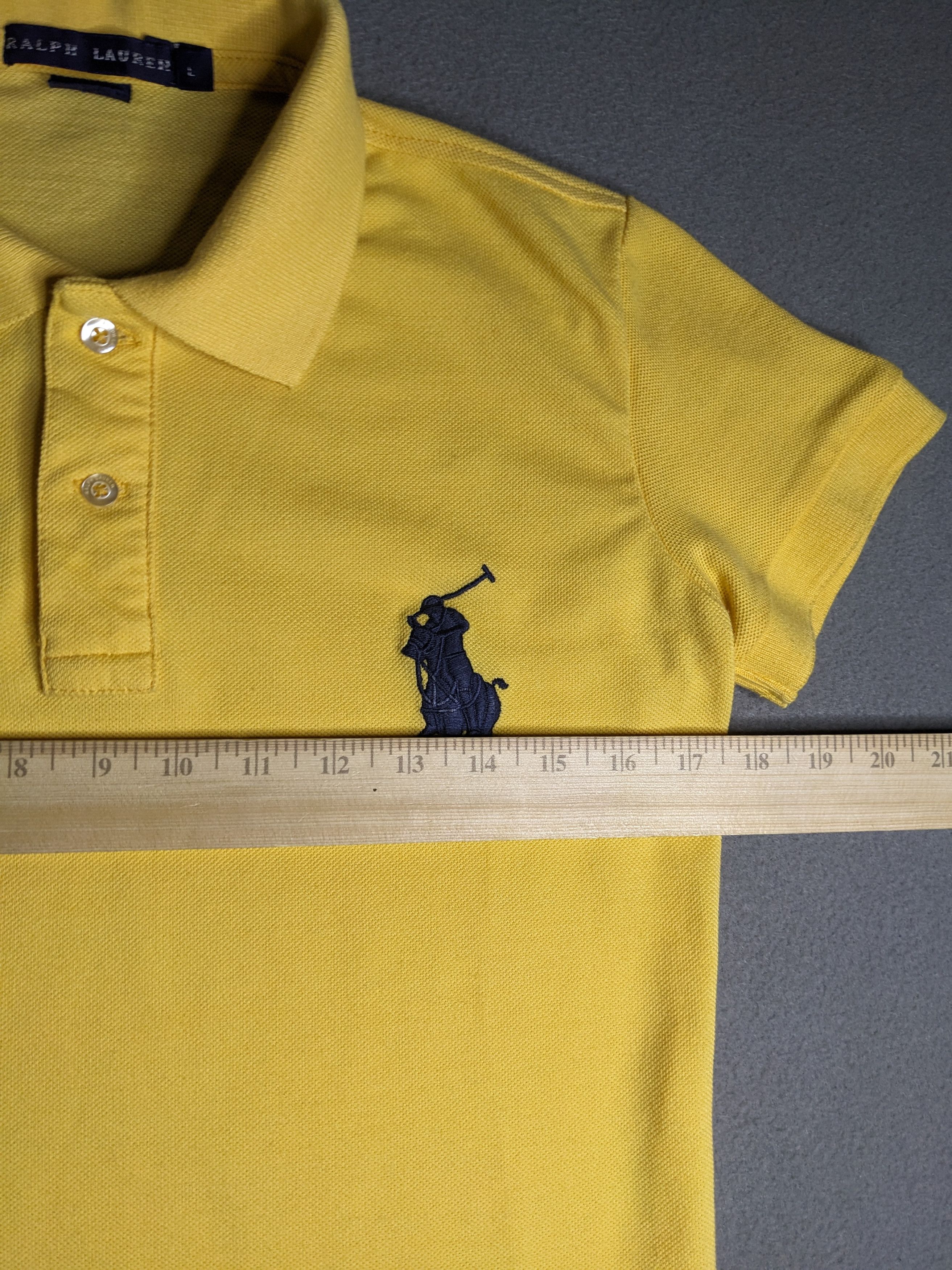 Ralph Lauren VTG Ralph Lauren Big Pony Polo Shirt Womans Large Pique Y2K Size L / US 10 / IT 46 - 9 Thumbnail