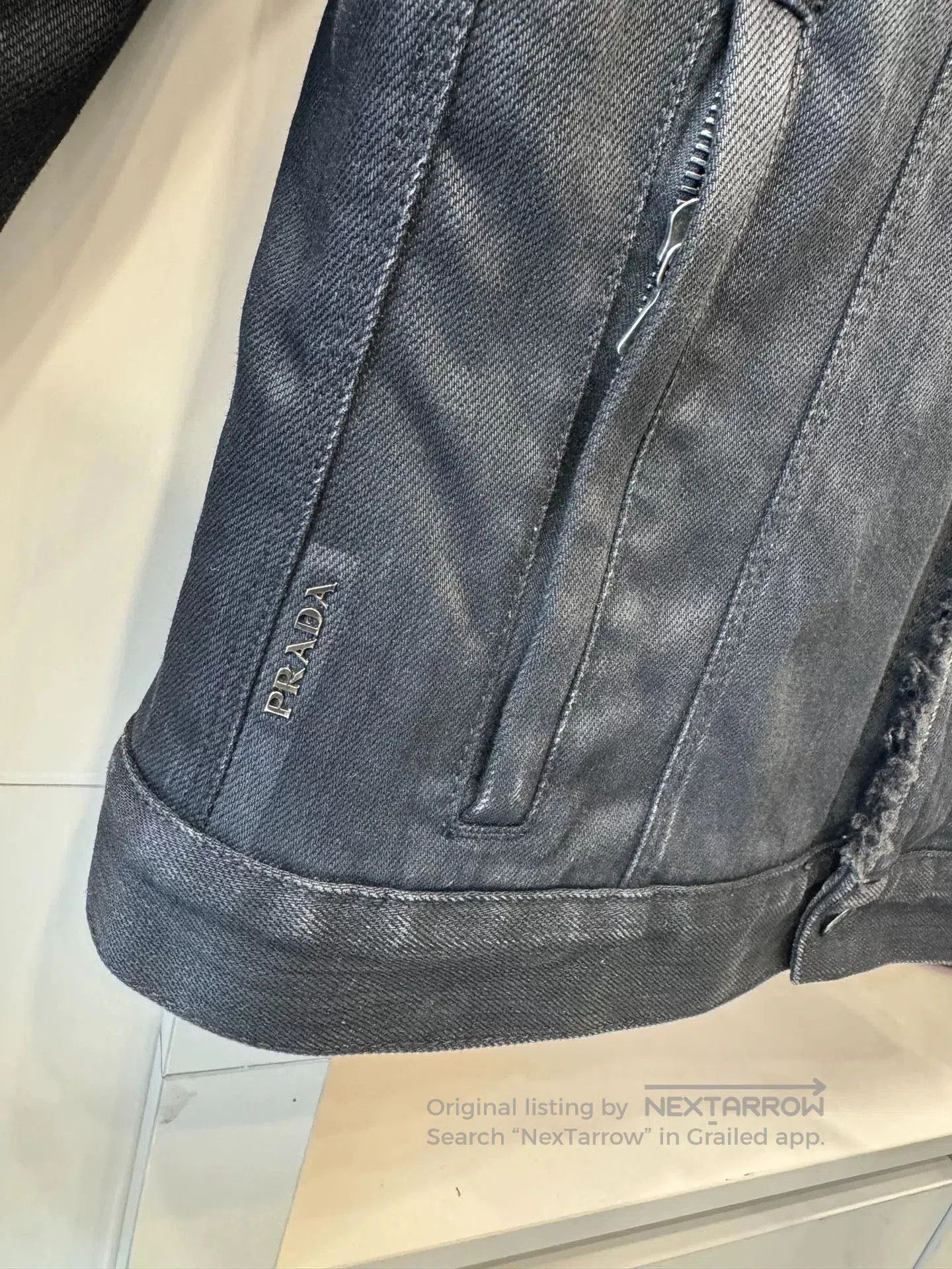Prada PRADA Early Shearling Denim Jacket. Size US M / EU 48-50 / 2 - 4 Thumbnail