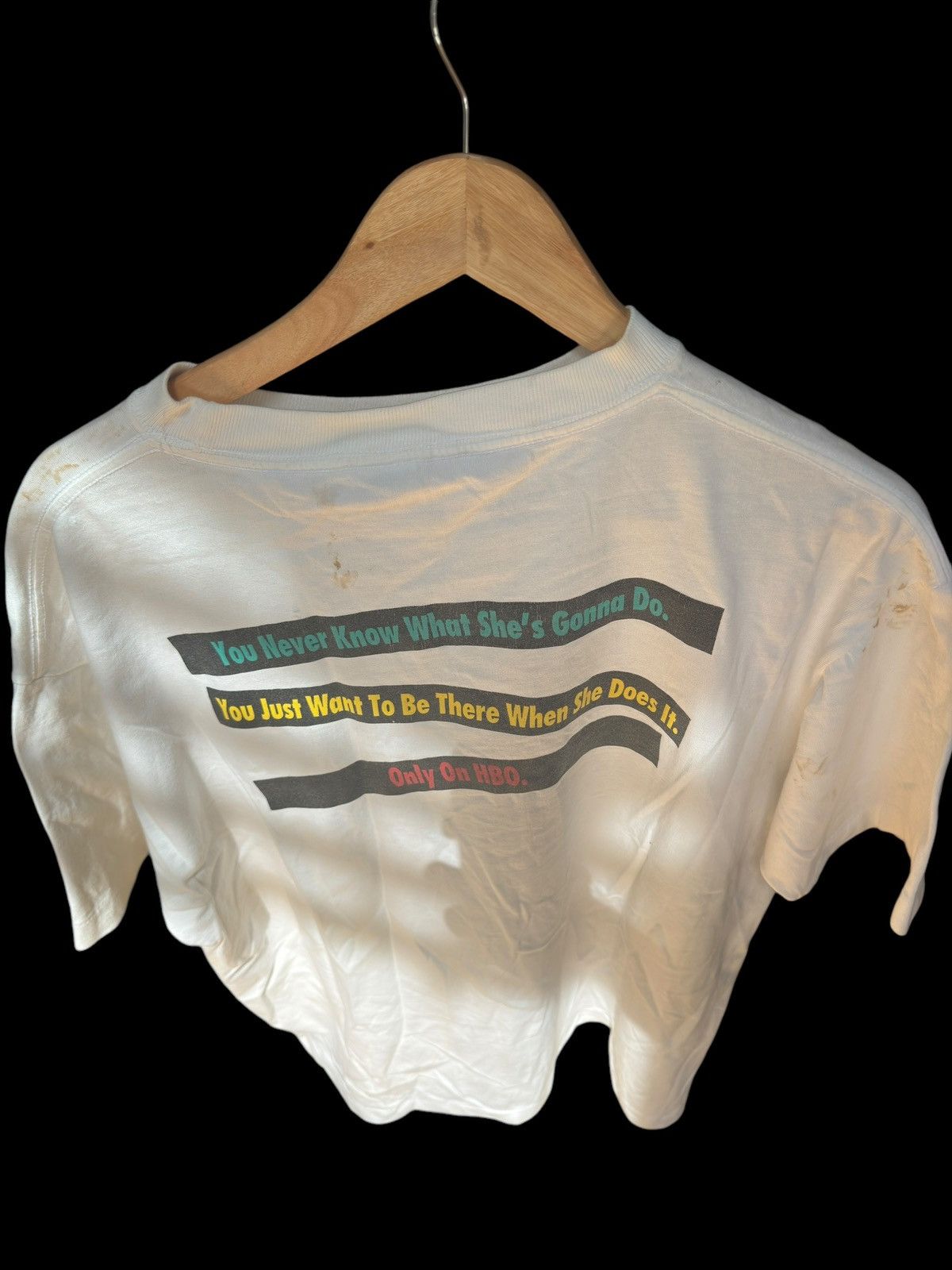 Band Tees Vintage 1993 Madonna HBO T shirt Size US XL / EU 56 / 4 - 6 Thumbnail