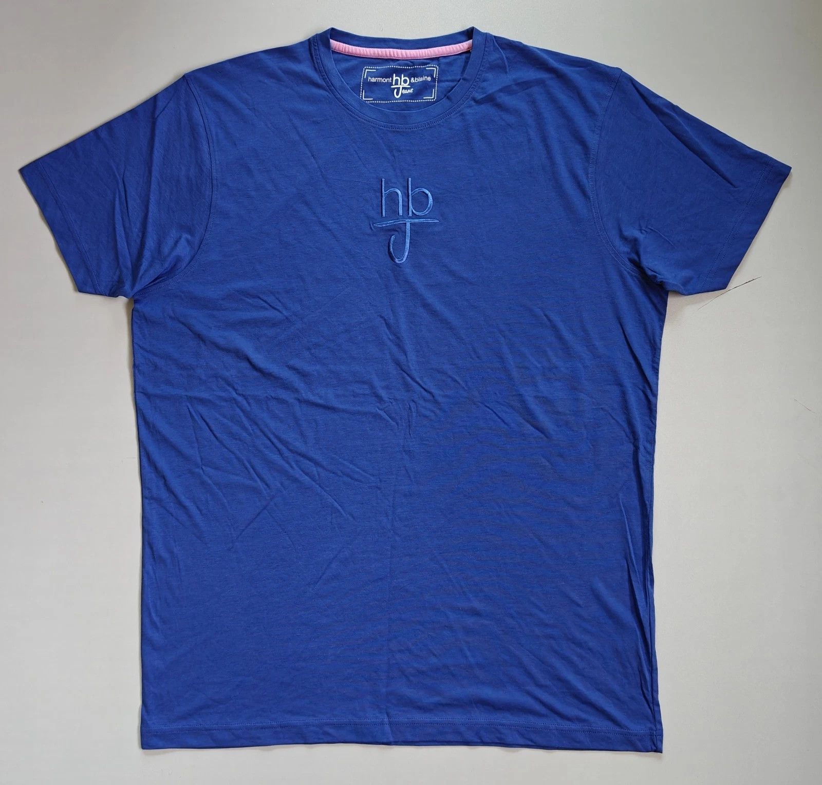 Harmont & Blaine Harmont & Blaine Jeans (HBJ) Crew Neck T-shirt ASM/2071 Size US XXL / EU 58 / 5 - 2 Thumbnail