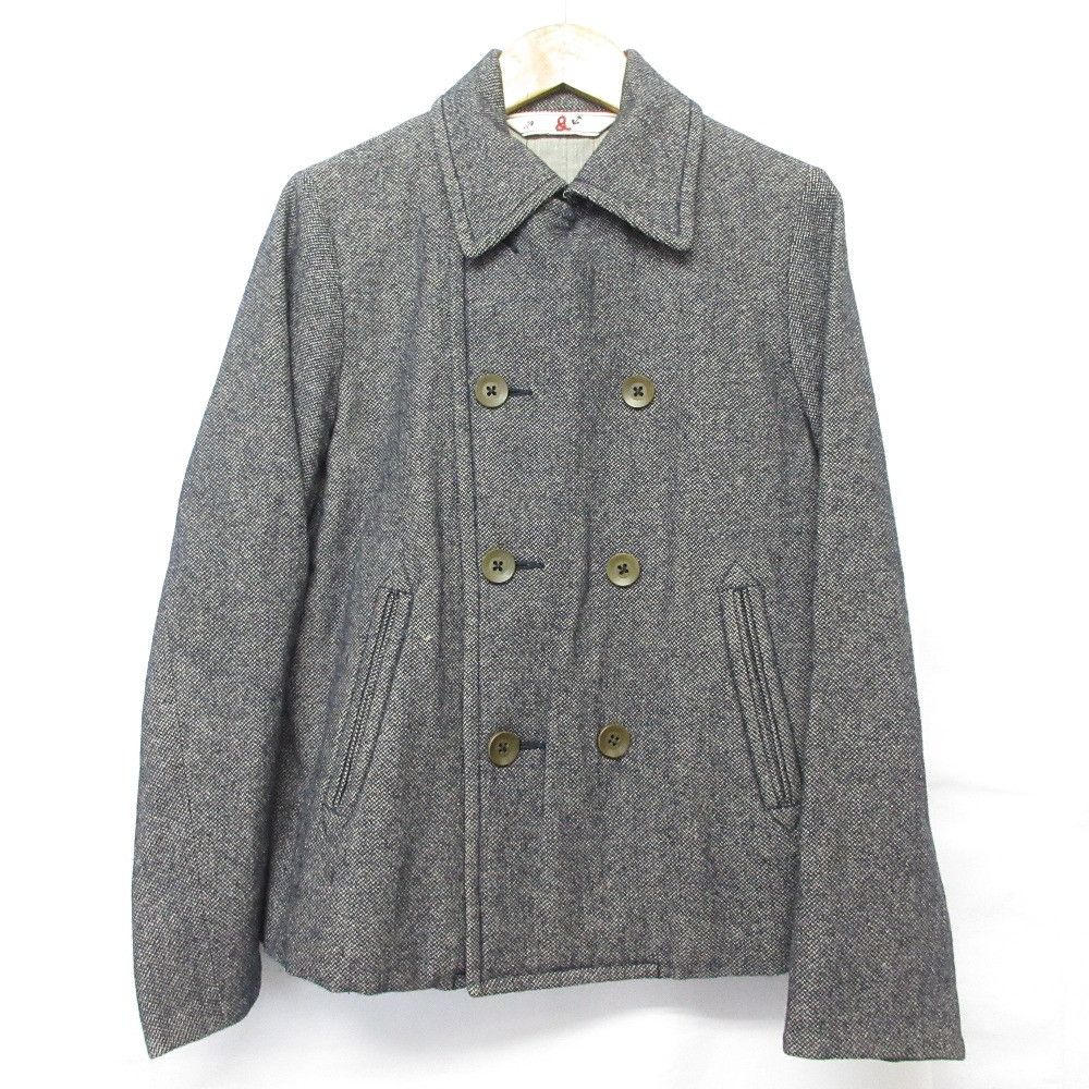 Other Other 45R Cotton Wool Tweed Peacoat Textile Outerwear DUTY FREE for USA Size ONE SIZE - 1 Thumbnail