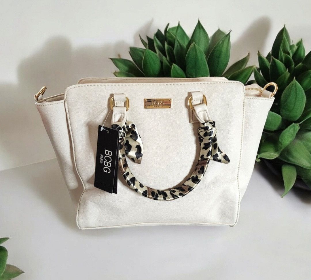 Bcbgmaxazria BCBG Large Tote w/Twilly Accents Size ONE SIZE - 1 Thumbnail