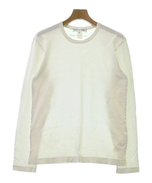 Comme des Garcons SHIRT T-Shirts Cotton Crewneck Long Sleeve Plain White Size US M / EU 48-50 / 2 - 1 Thumbnail