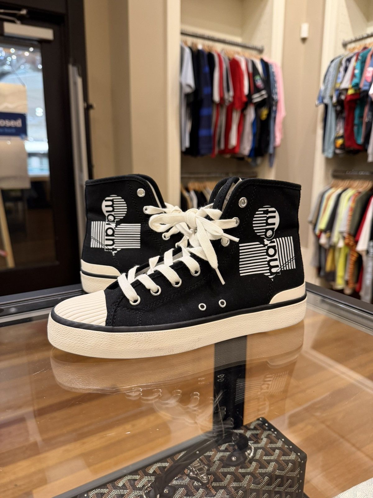 Isabel Marant Isabel Marant Benkeen High Top Sneaker Size US 7 / IT 37 - 3 Thumbnail