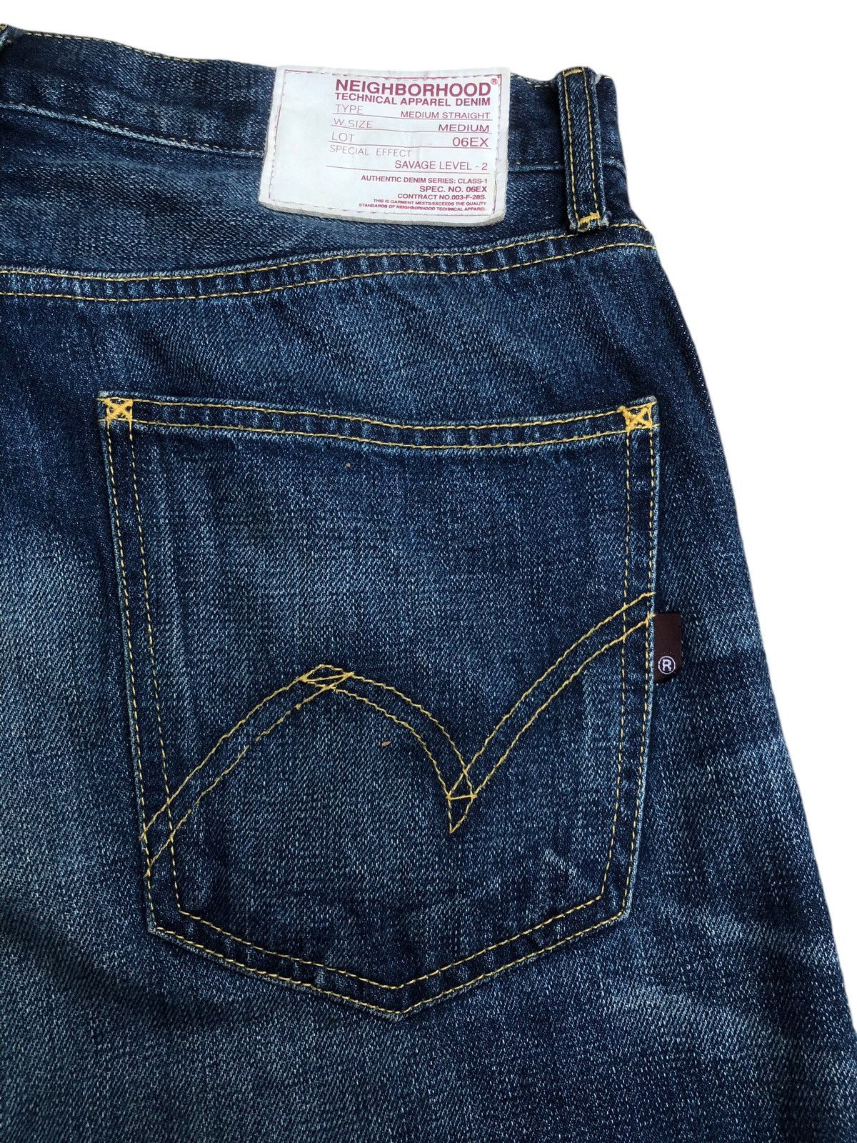 Japanese Brand × Neighborhood NEIGHBORHOOD Medium Straight Lot 06EX Selvedge Level2 Jeans Size US 34 / EU 50 - 11 Thumbnail