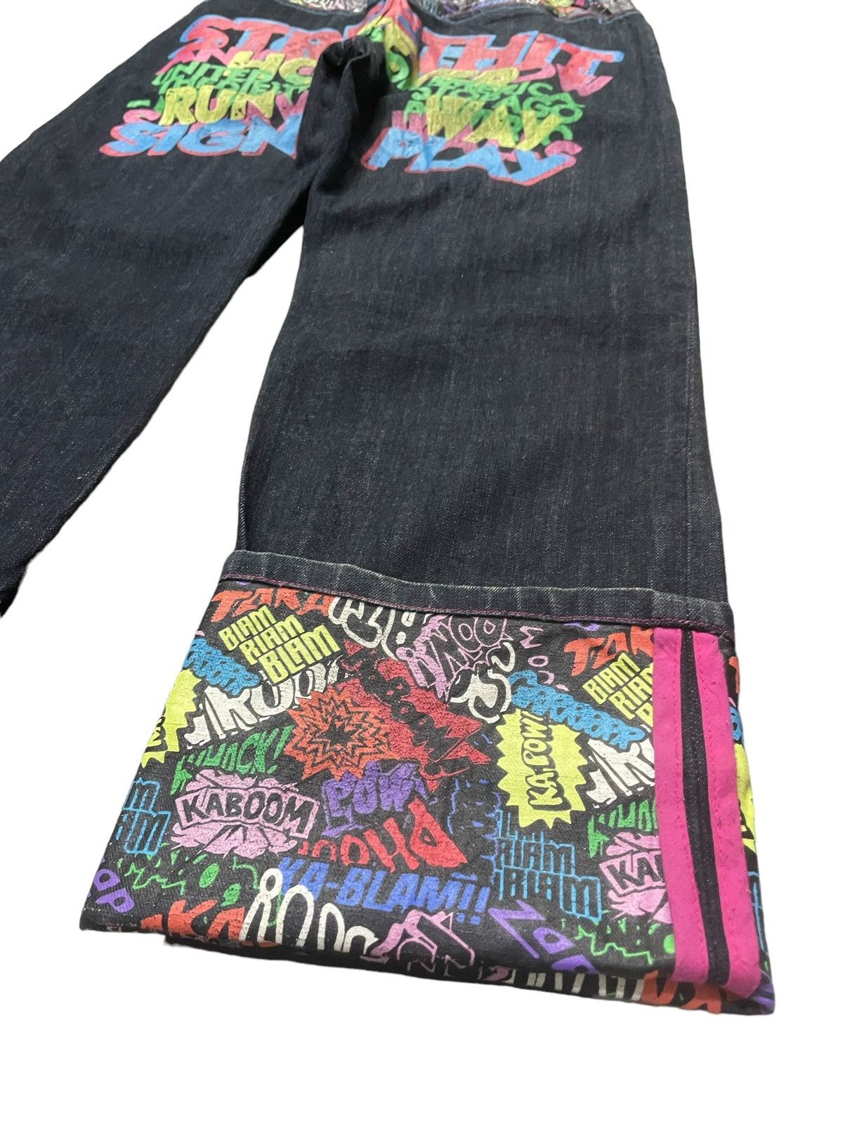 Japanese Brand Clone Devgru Daicock graffiti Evisu Styled Men Denim Pants Size US 30 / EU 46 - 8 Thumbnail