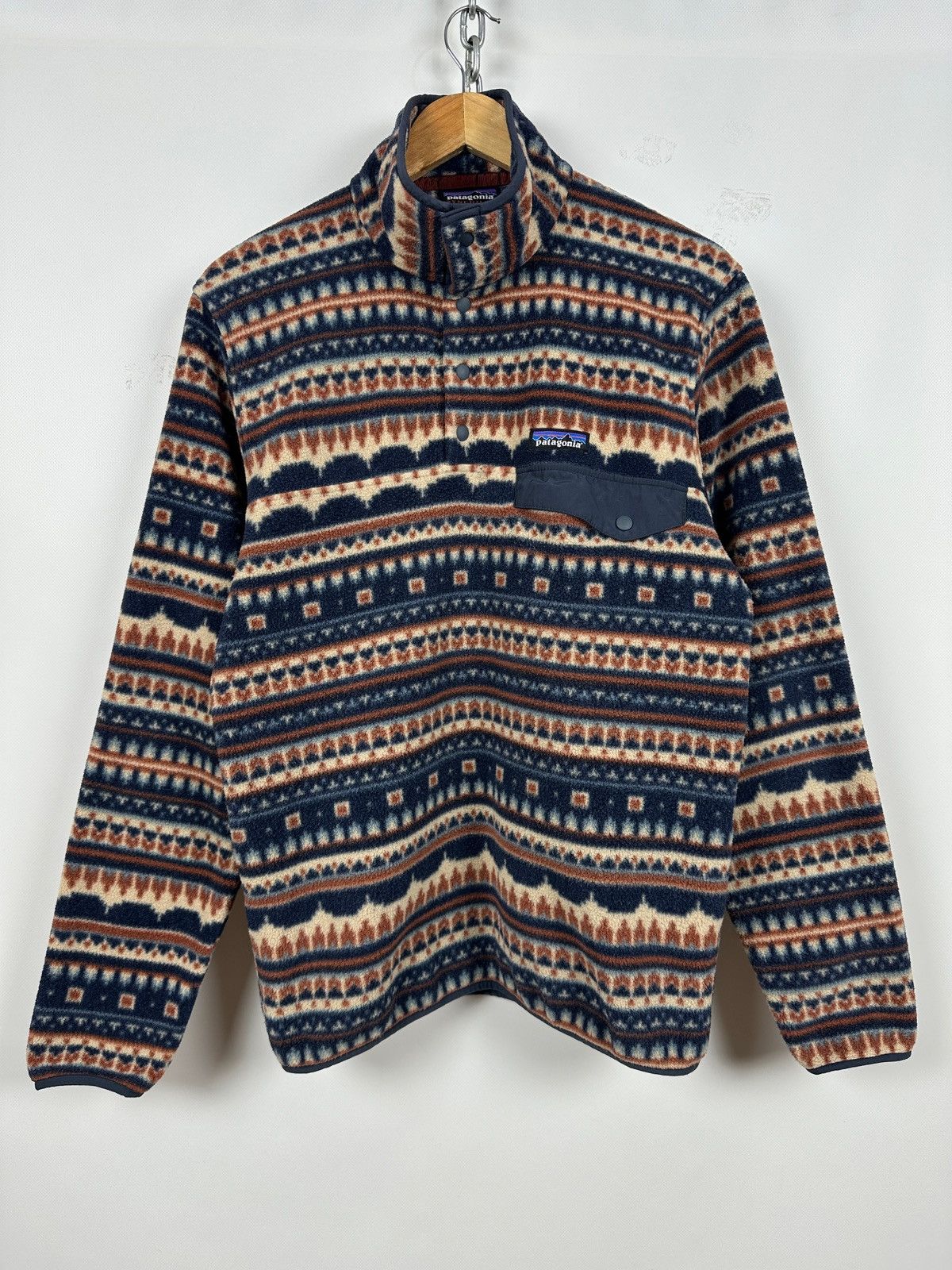 Patagonia Patagonia Synchilla Snap-T Aztec Fleece Pullover Size US S / EU 44-46 / 1 - 1 Thumbnail