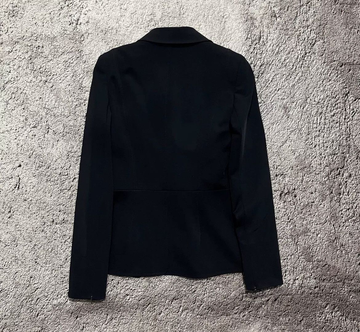 Escada × Vintage Escada Women's Jacket Navy Size 36 Size XS / US 0-2 / IT 36-38 - 4 Thumbnail