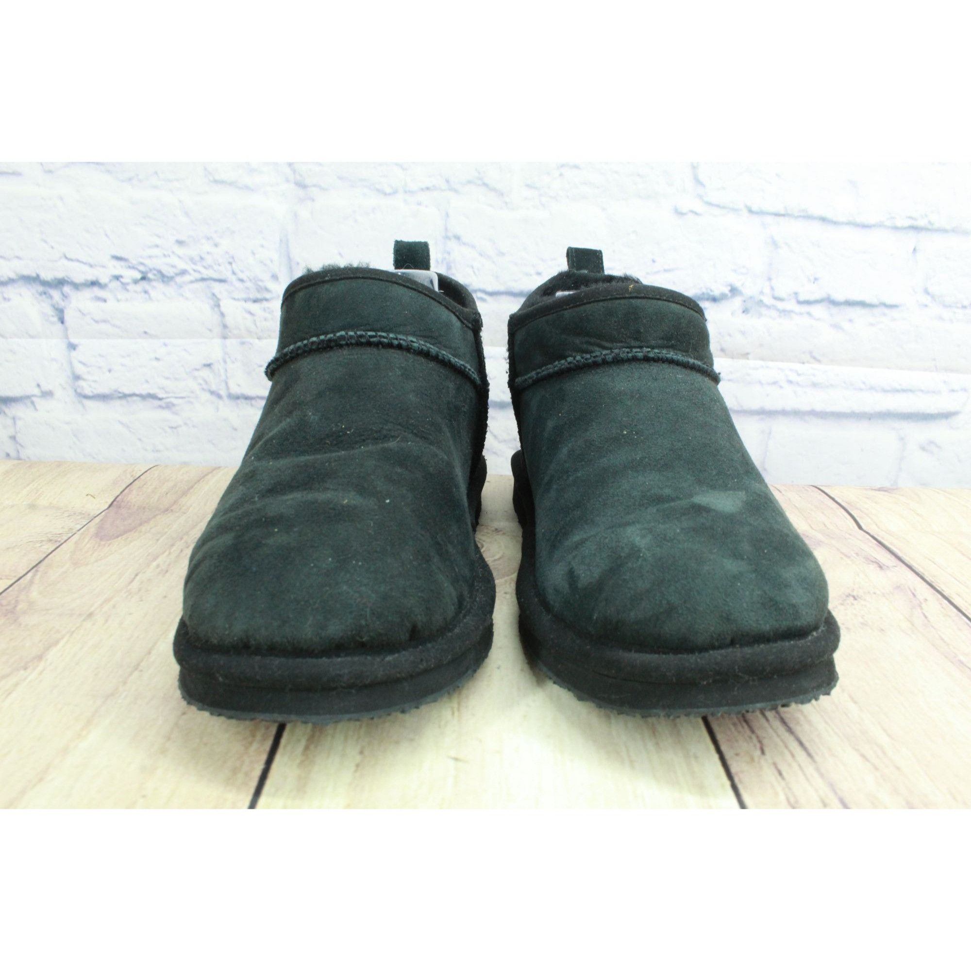 L.L. Bean LL Bean Women's Suede Wicked Good Shearling Lined Slipper Size US 7 / IT 37 - 5 Thumbnail