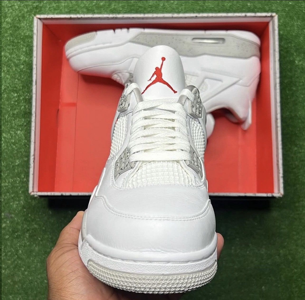 Jordan Brand Air Jordan 4 Retro “ White Oreo “ Size US 13 / EU 46 - 3 Thumbnail