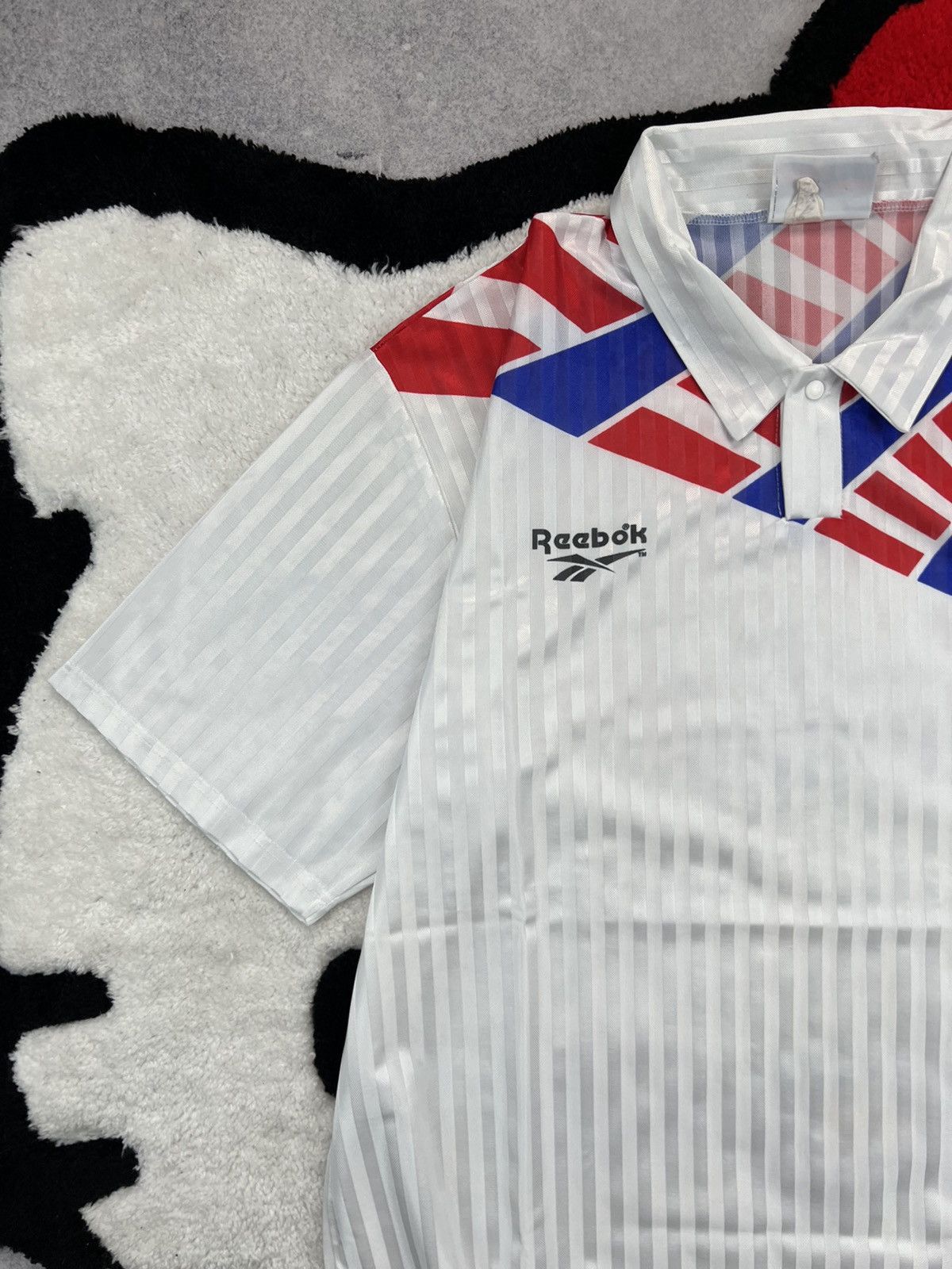 Reebok Retro Reebok 90s Football Soccer Blockcore Style Y2K Jersey Size US L / EU 52-54 / 3 - 4 Thumbnail