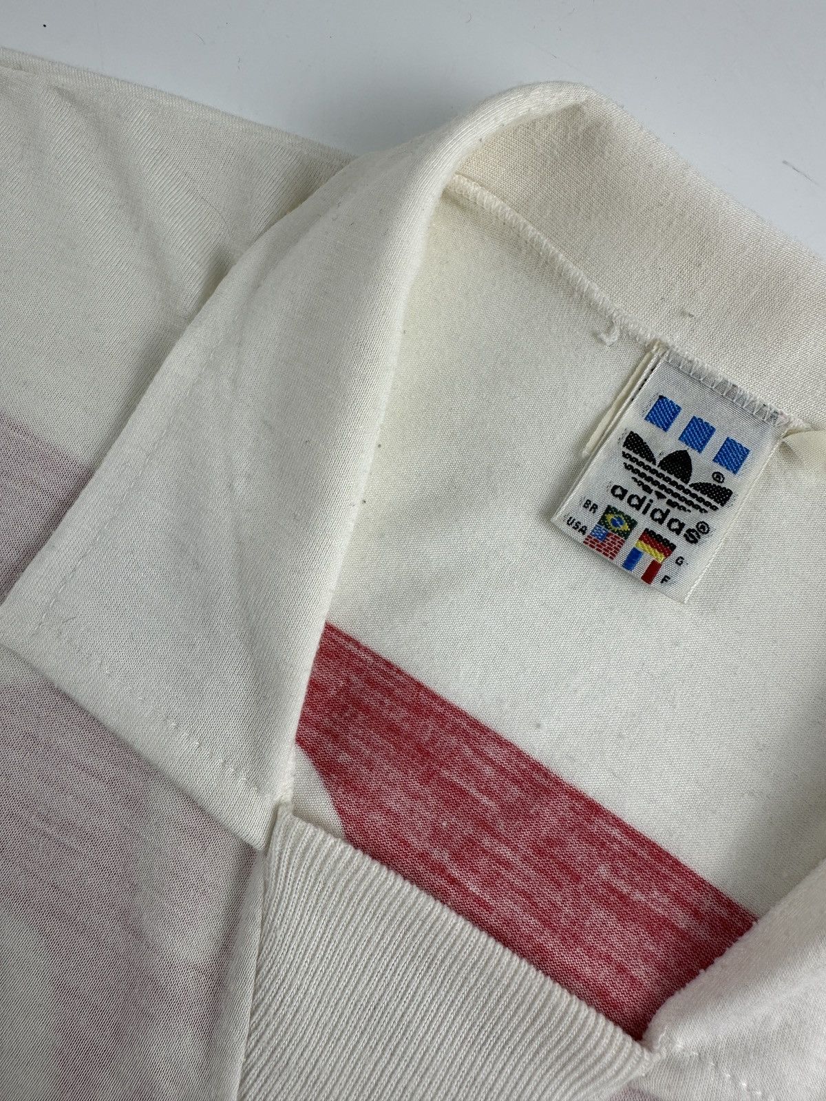 Adidas × Vintage VINTAGE 1989 SAO PAULO HOME SPFC BRAZIL SOCCER JERSEY Size US L / EU 52-54 / 3 - 9 Thumbnail