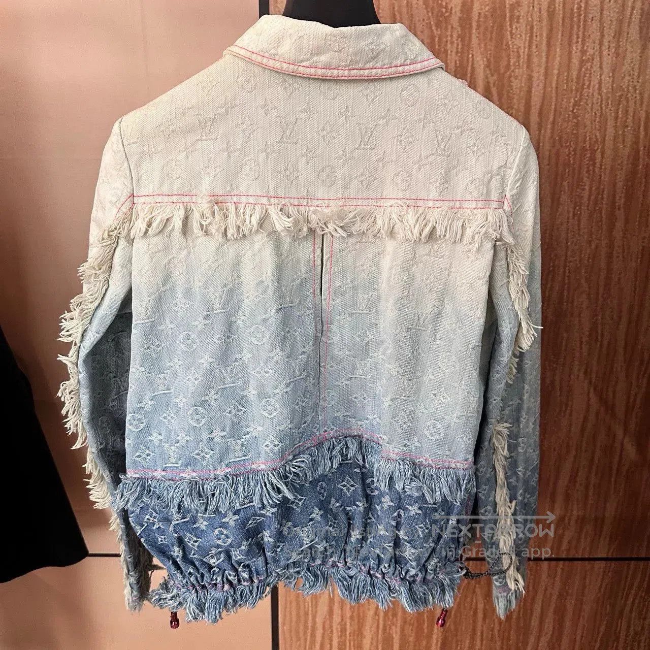 Louis Vuitton Louis Vuitton Gradient Tassel Monogram Denim Jacket. Size S / US 4 / IT 40 - 2 Thumbnail