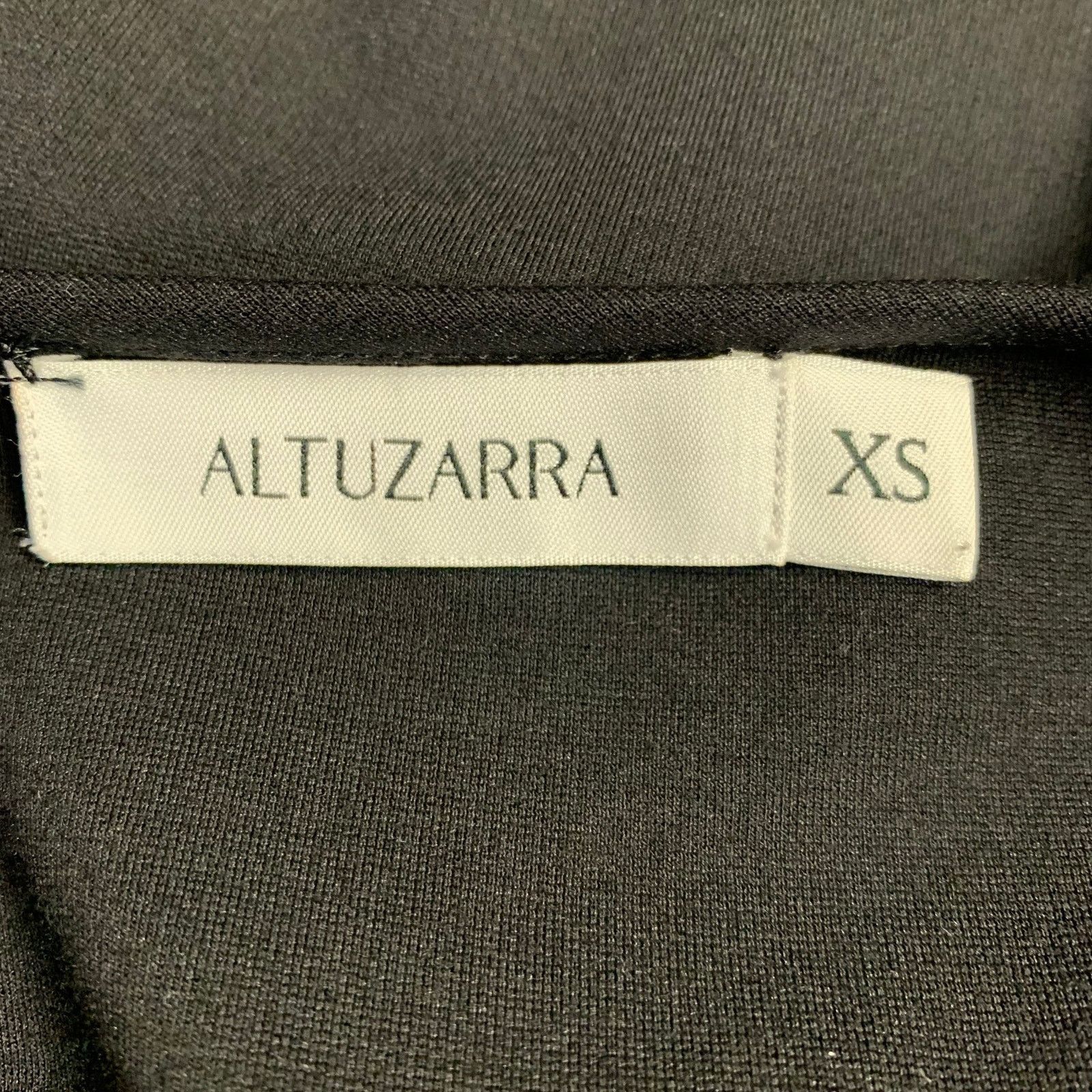 Altuzarra XS Black Viscose Blend Snaps Studded Crew Neck Pullover Size XS / US 0-2 / IT 36-38 - 5 Thumbnail